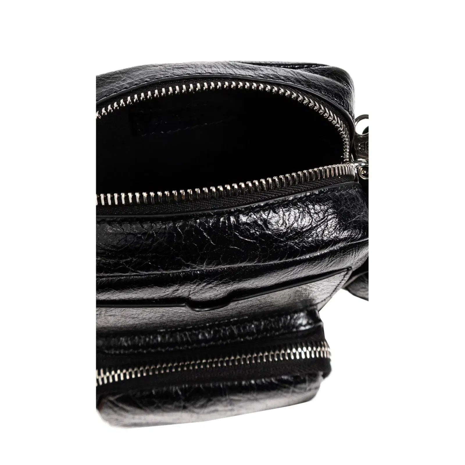 Superbusy Lambskin Crossbody Bag - Black
