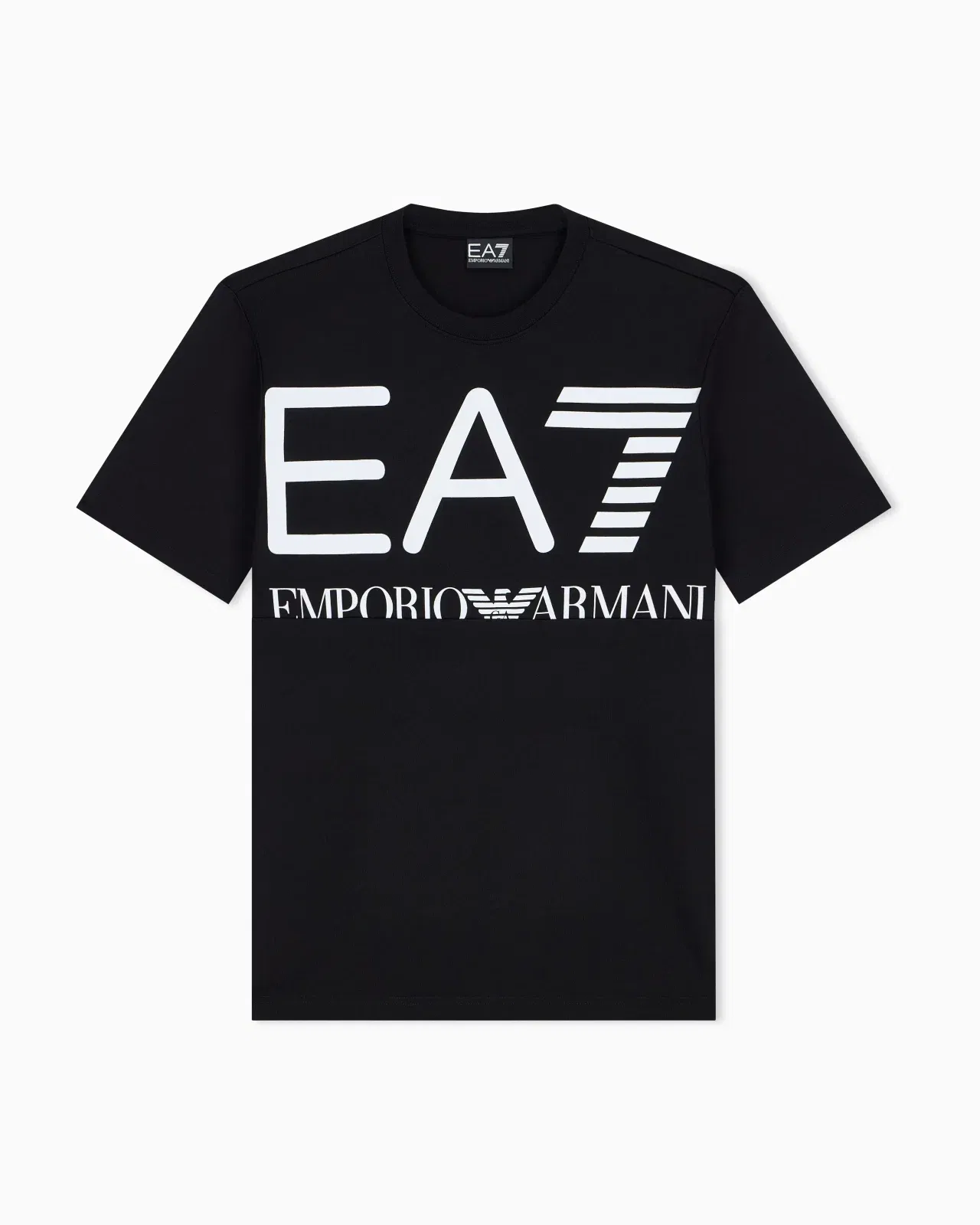 EA7 T-shirt Logo Series in cotton jersey with oversized logo