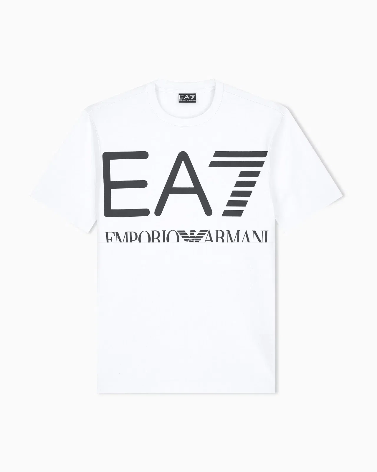 EA7 T-shirt Logo Series in cotton jersey with oversized logo