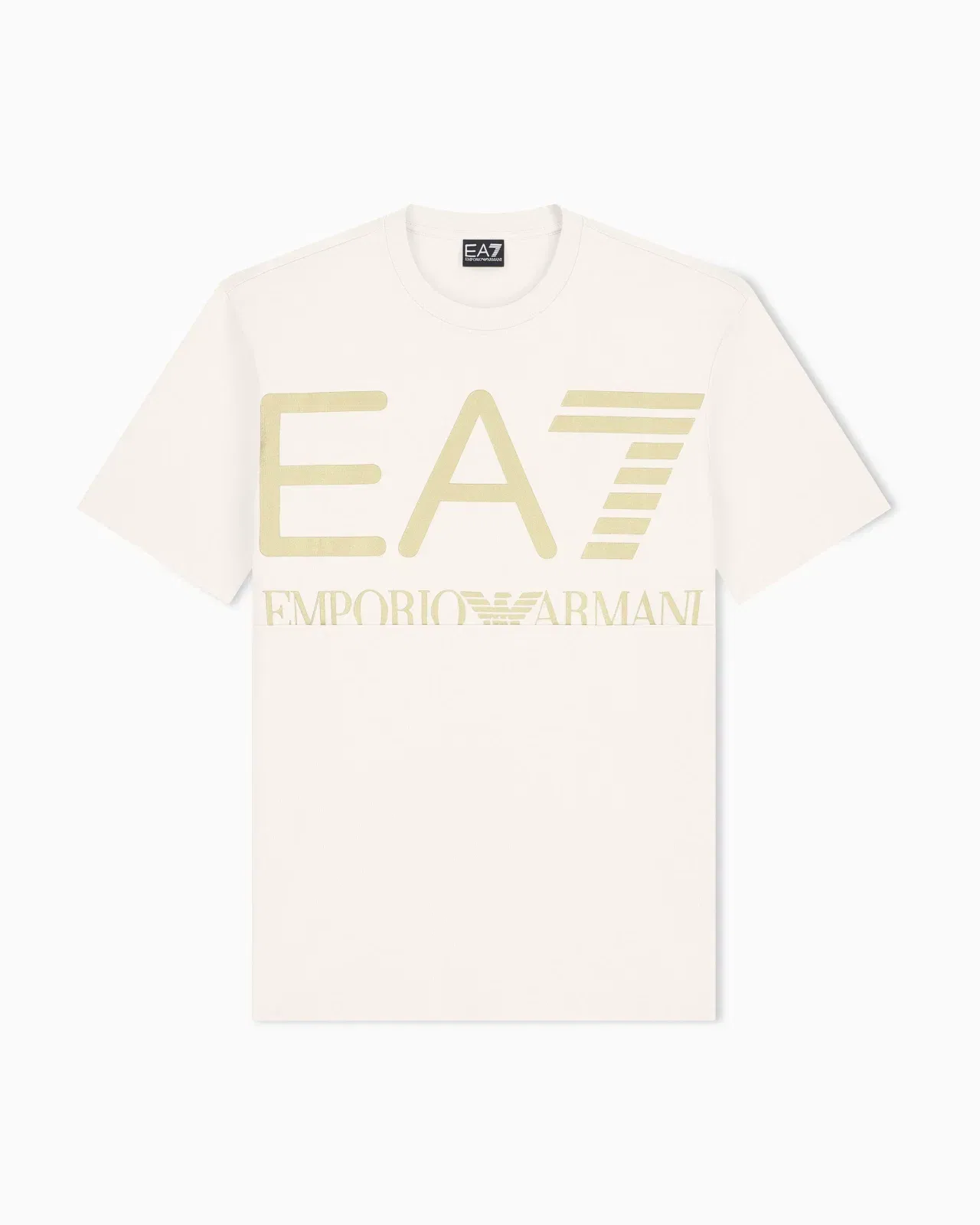 EA7 T-shirt Logo Series in cotton jersey with oversized logo