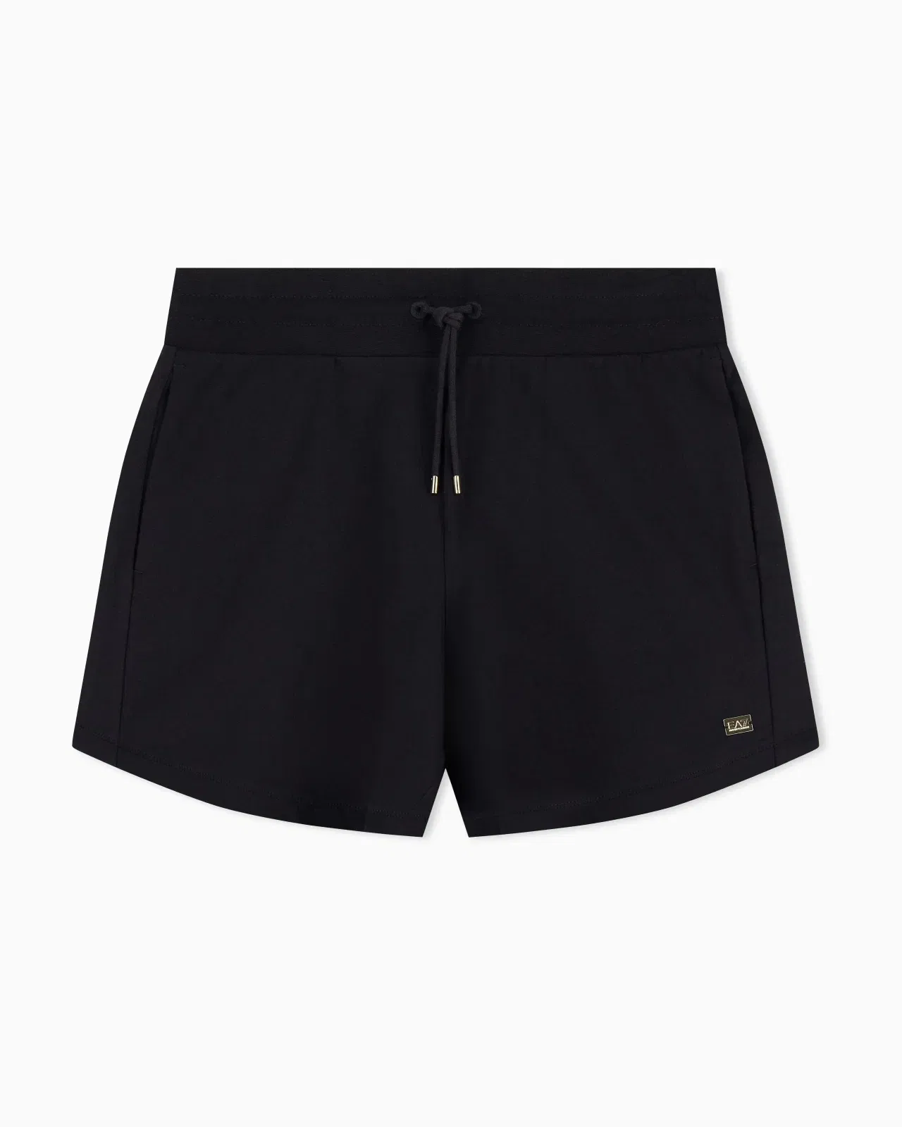 EA7 Cotton fleece jersey shorts with drawstring Core Lady