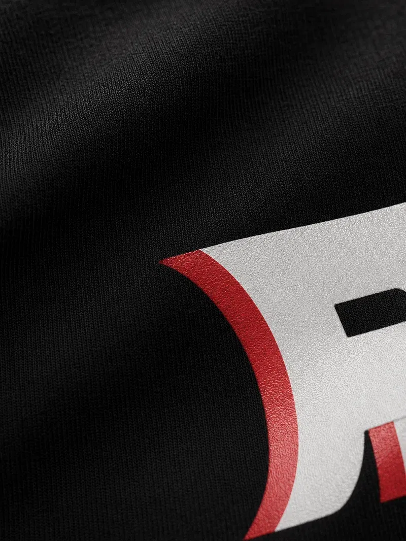 Off Supply Red Fury Black T-Shirt
