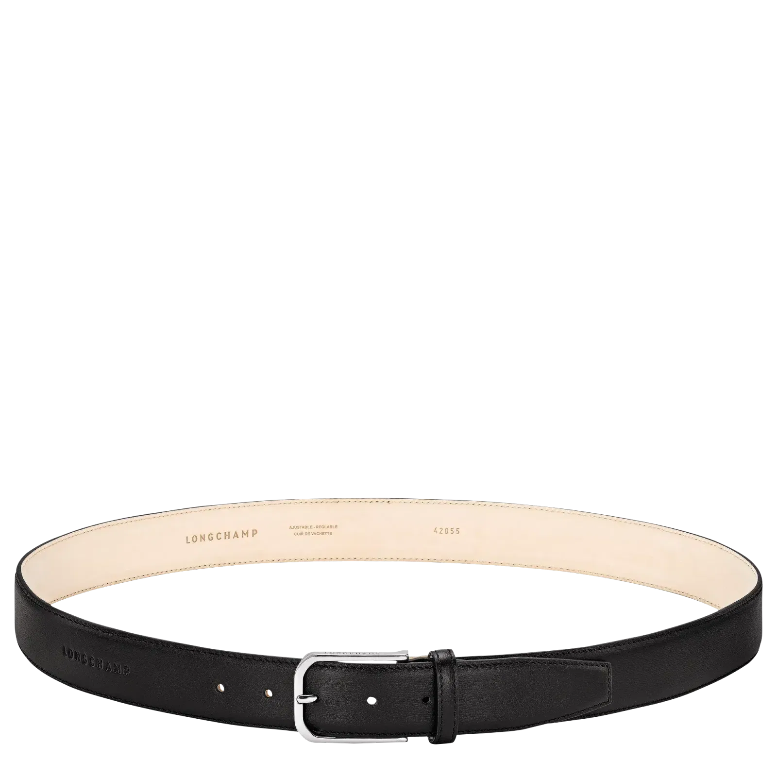 Longchamp Longchamp Business Men's belt Black