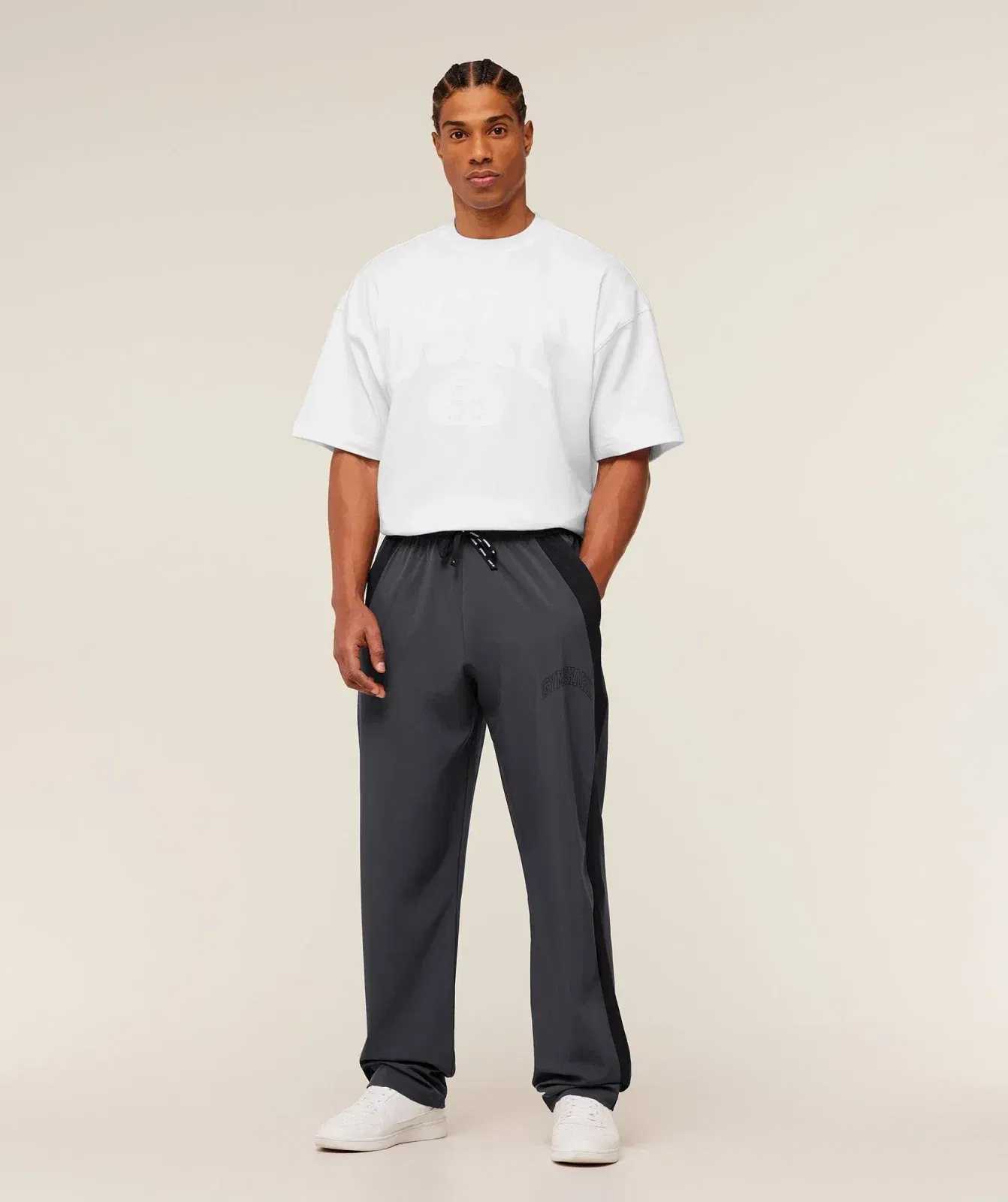 Gymshark Collegiate Tech Pants - Onyx Grey