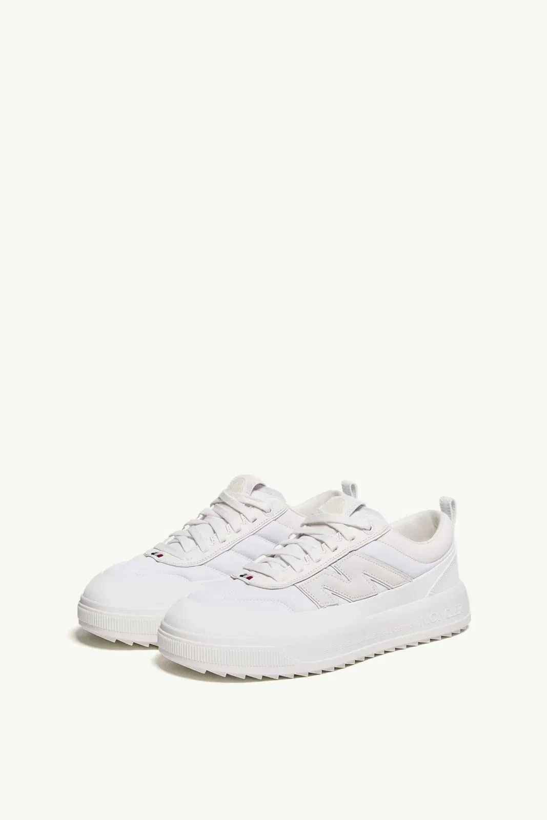 Moncler Moncler Altive Nubuck & Suede Sneakers White