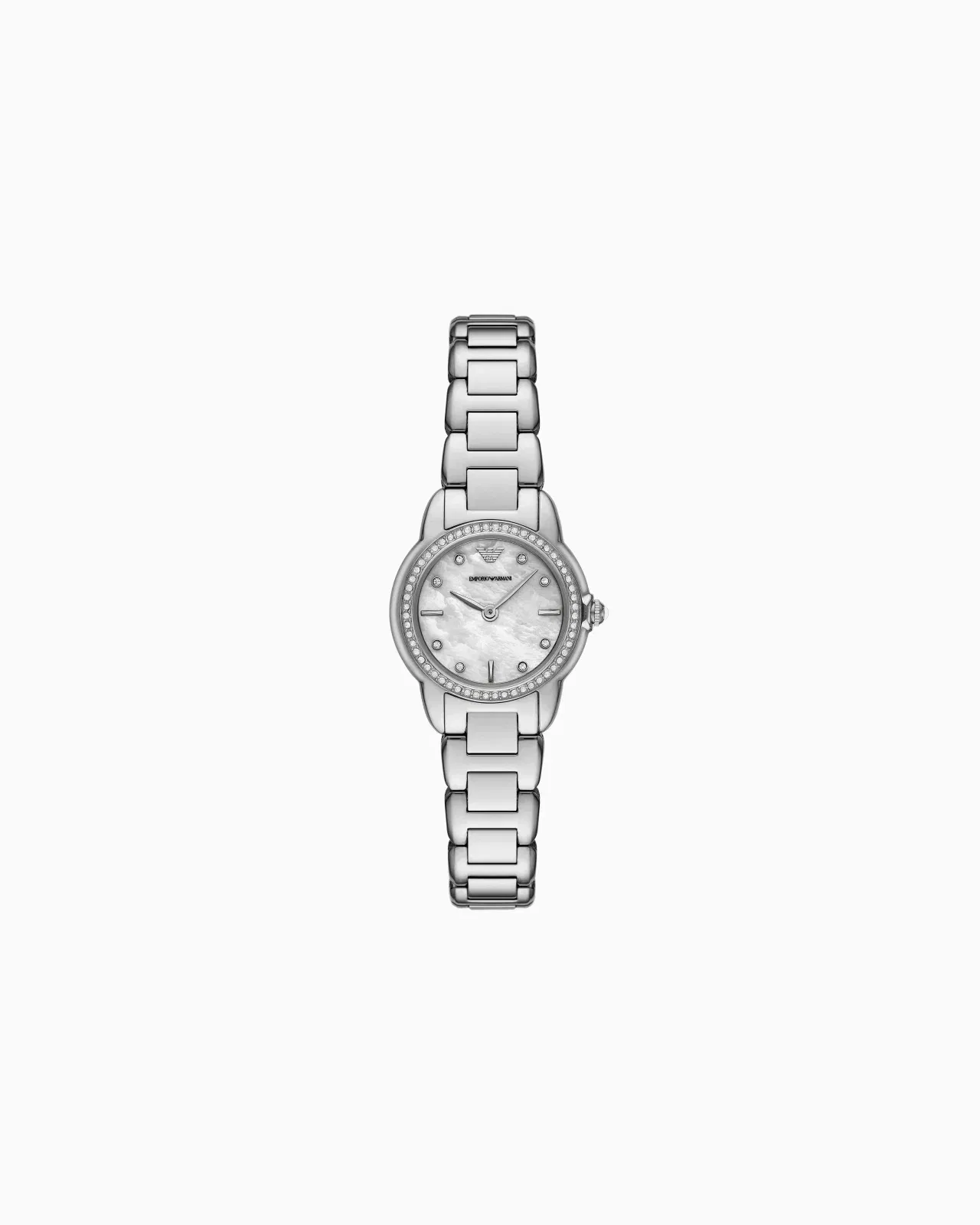 Emporio Armani Two-Hand Stainless Steel Watch