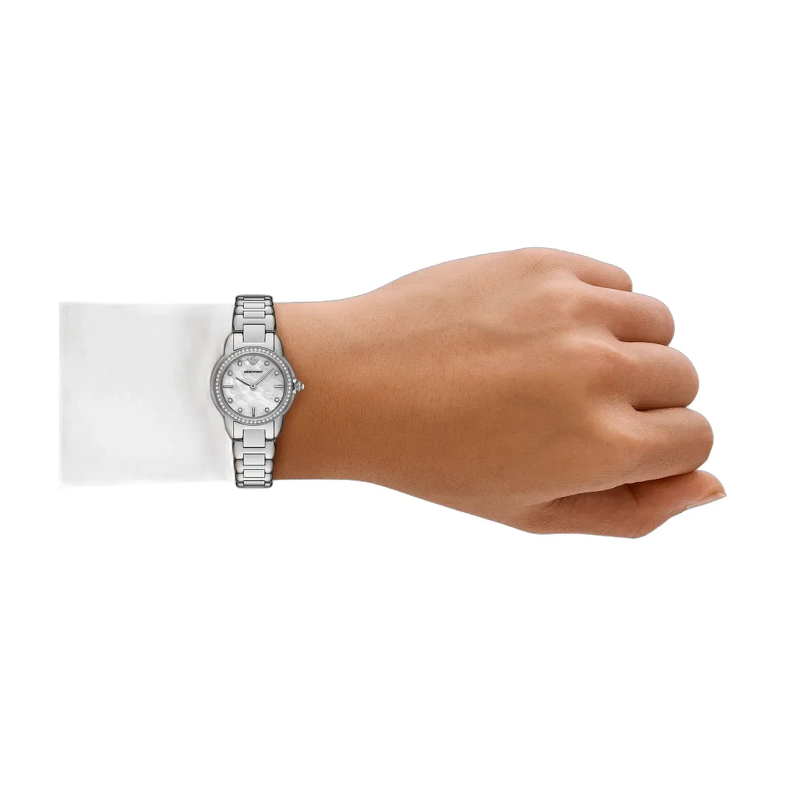 Emporio Armani Two-Hand Stainless Steel Watch