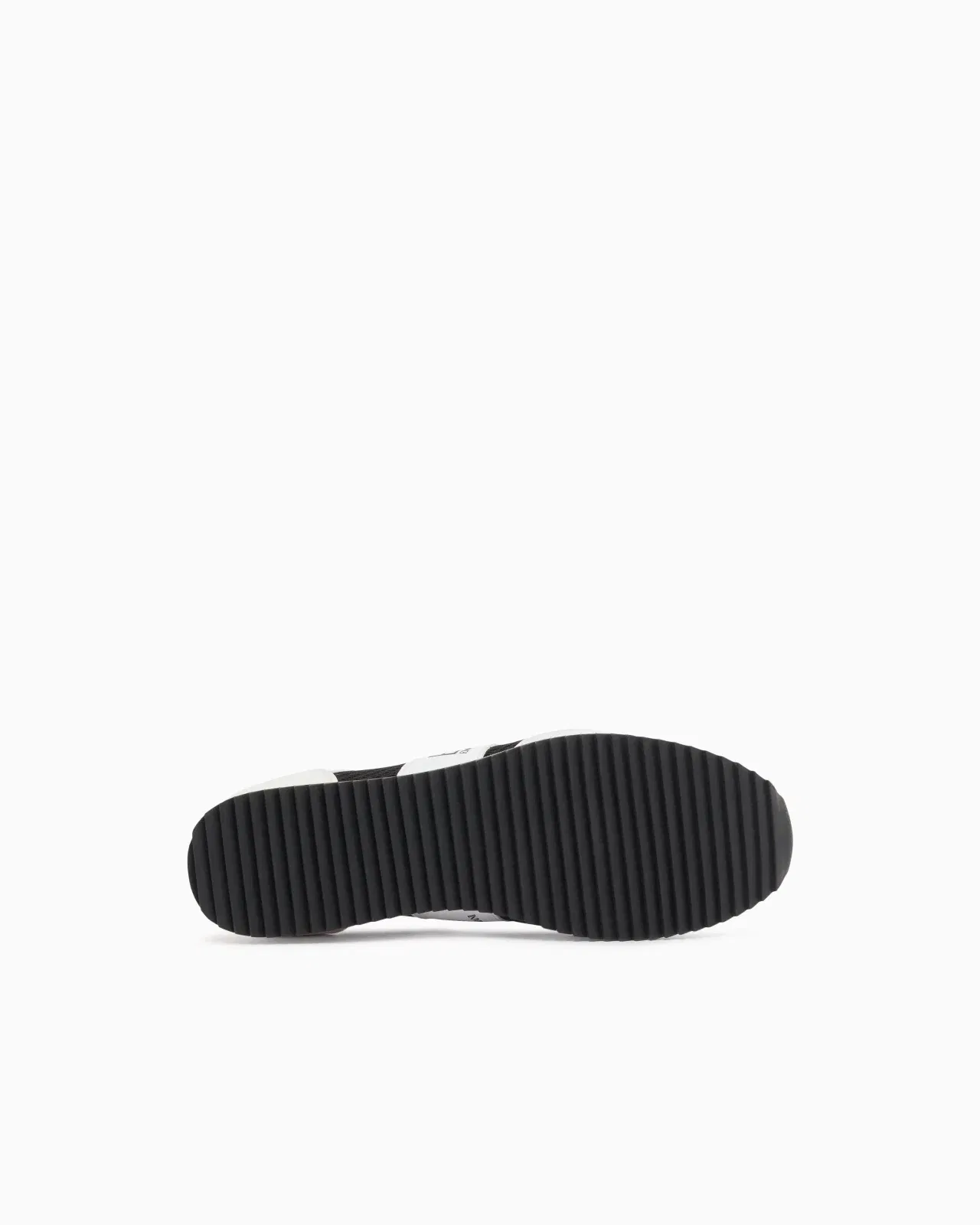 Ea7 Sneaker Black And White In Mesh With Rubber Sole Multicolored