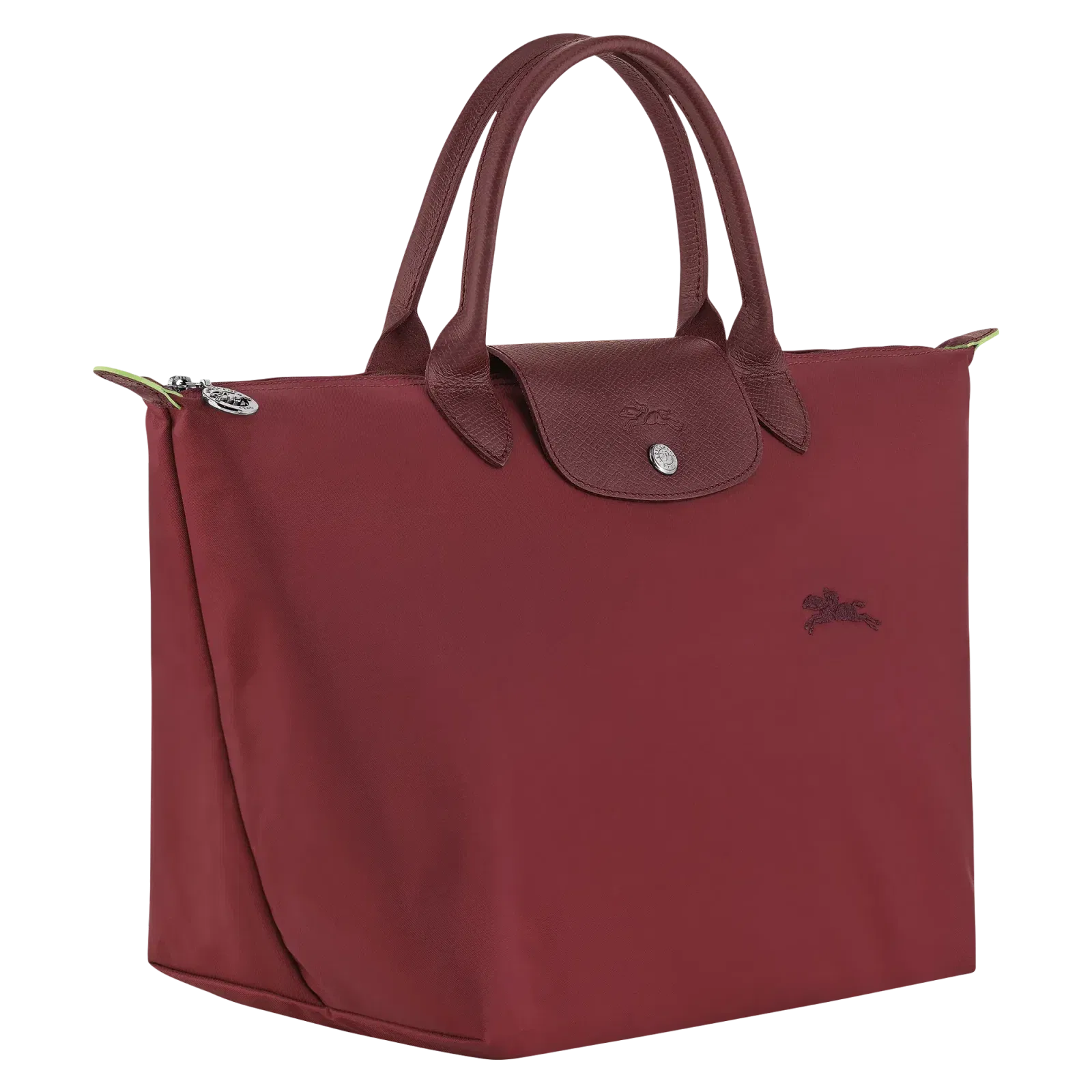 Longchamp Le Pliage Green M Handbag Pomegranate