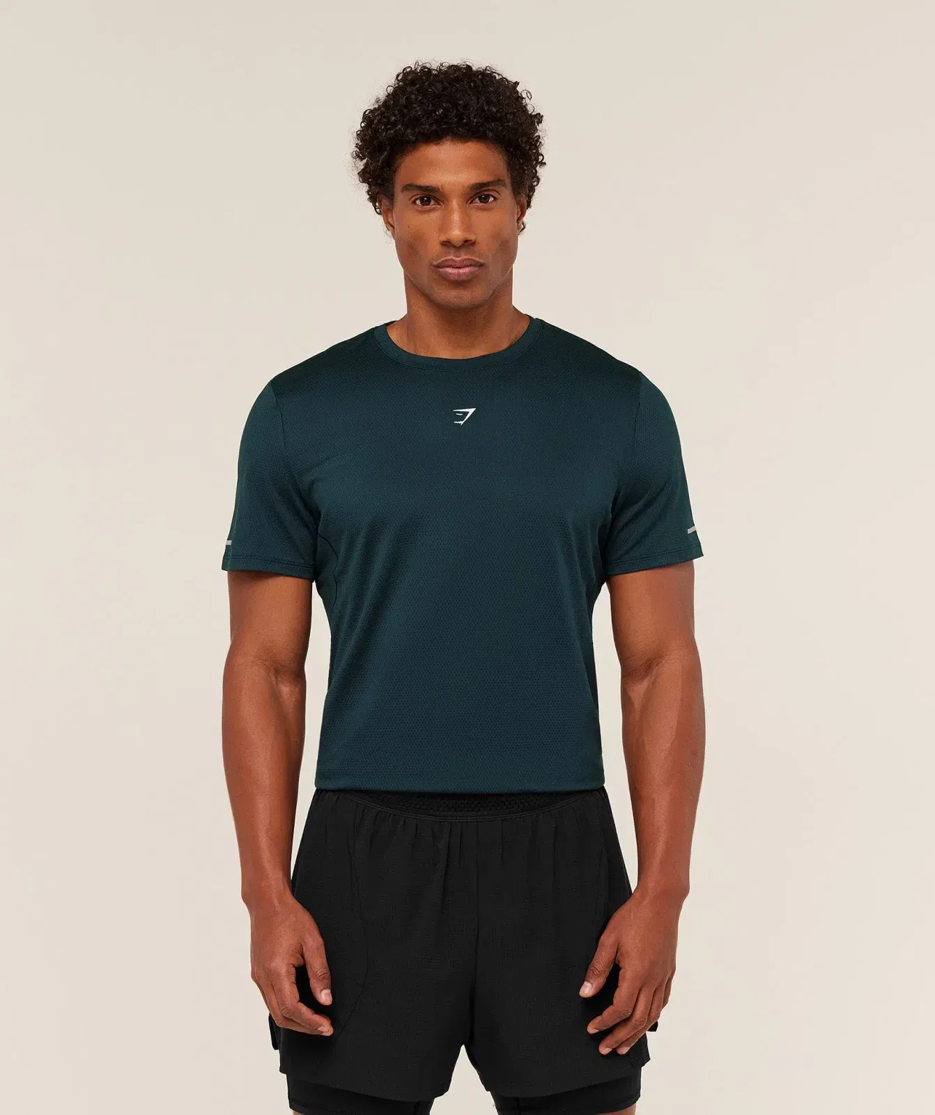 Gymshark Running T-Shirt - Deep Petrol Blue