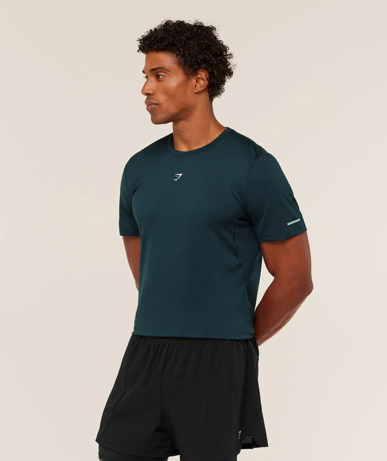 Gymshark Running T-Shirt - Deep Petrol Blue