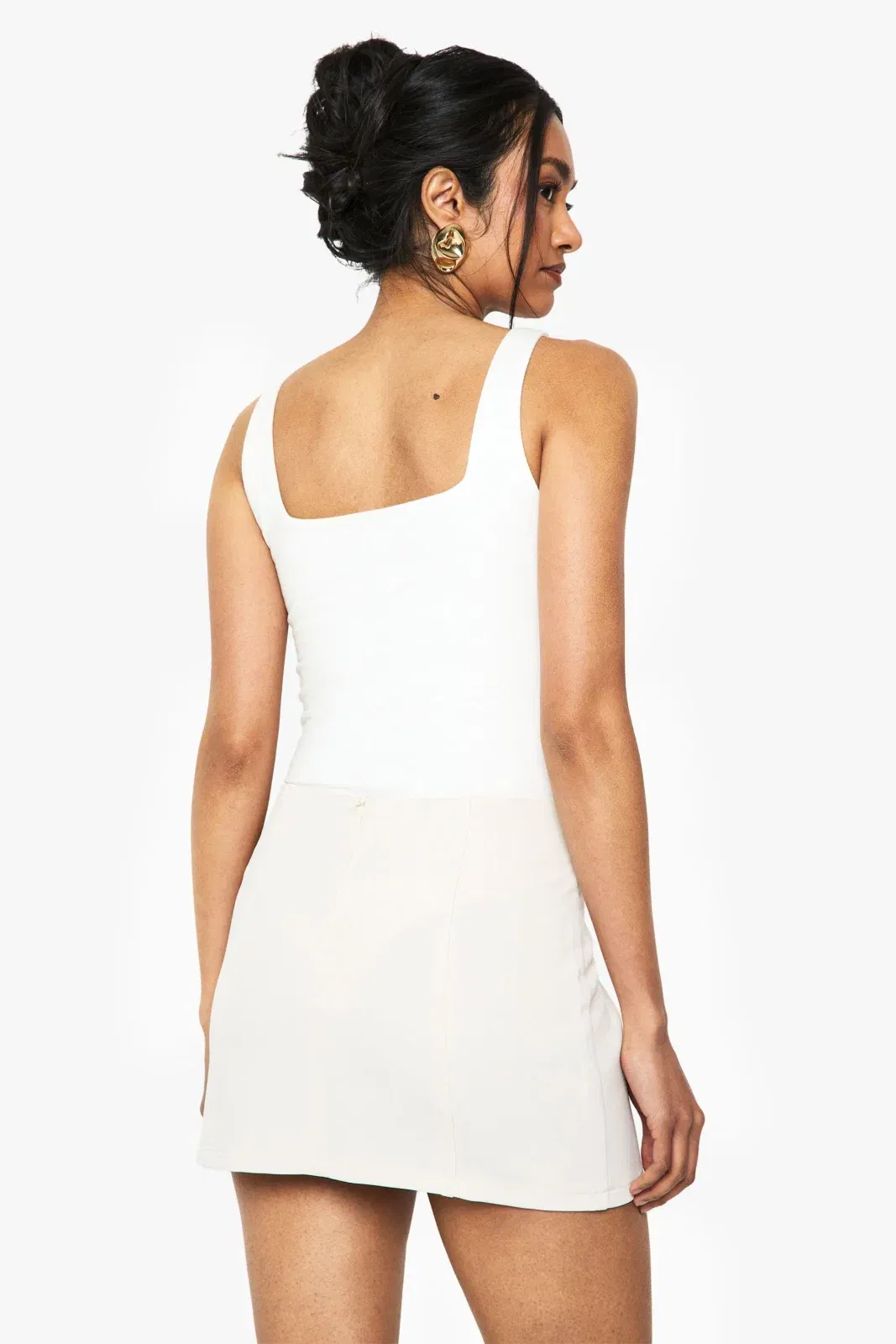 Split Front Micro Mini Skirt