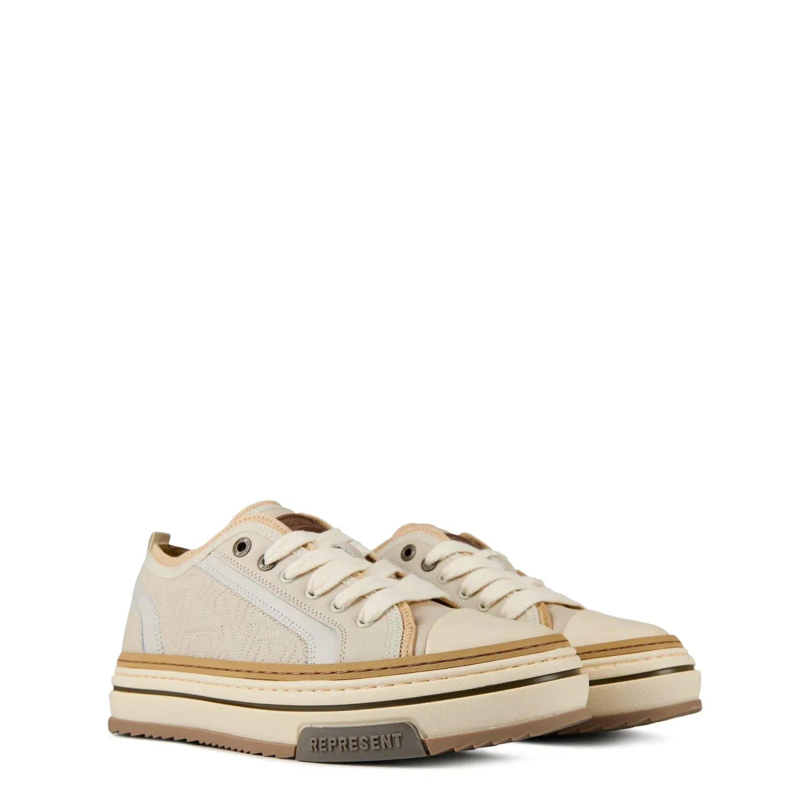 X Low Trainers, Layered Design, Chunky Laces