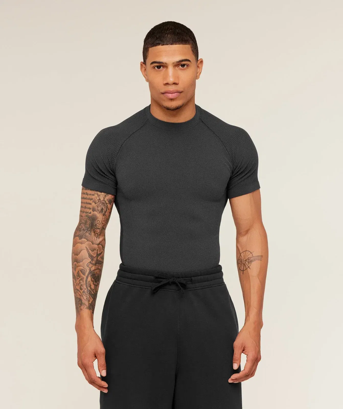 Gymshark Physique T-Shirt - GS Onyx Grey/GS Black