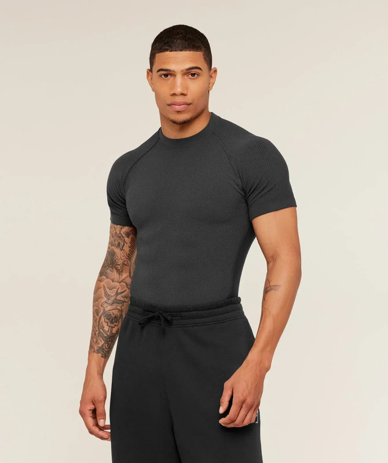 Gymshark Physique T-Shirt - GS Onyx Grey/GS Black