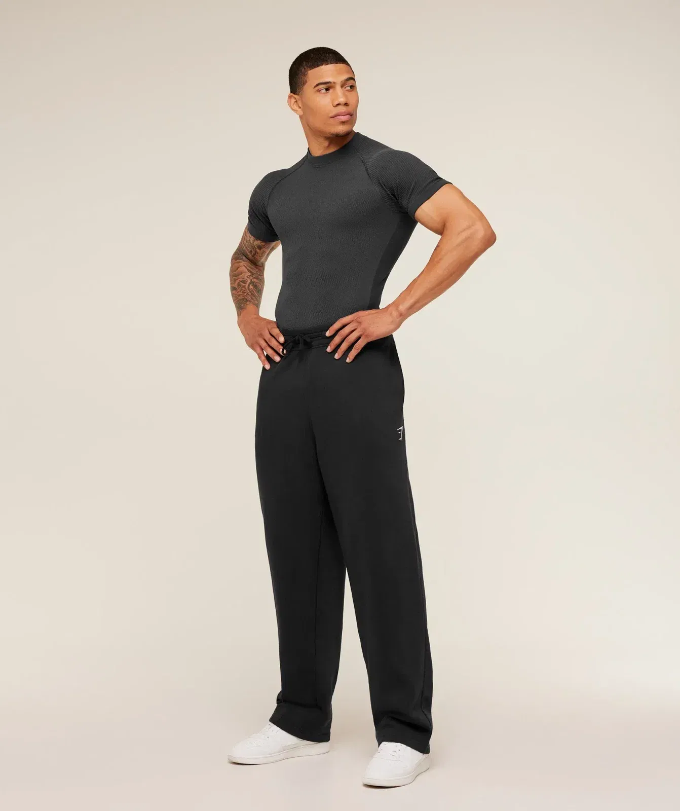 Gymshark Physique T-Shirt - GS Onyx Grey/GS Black
