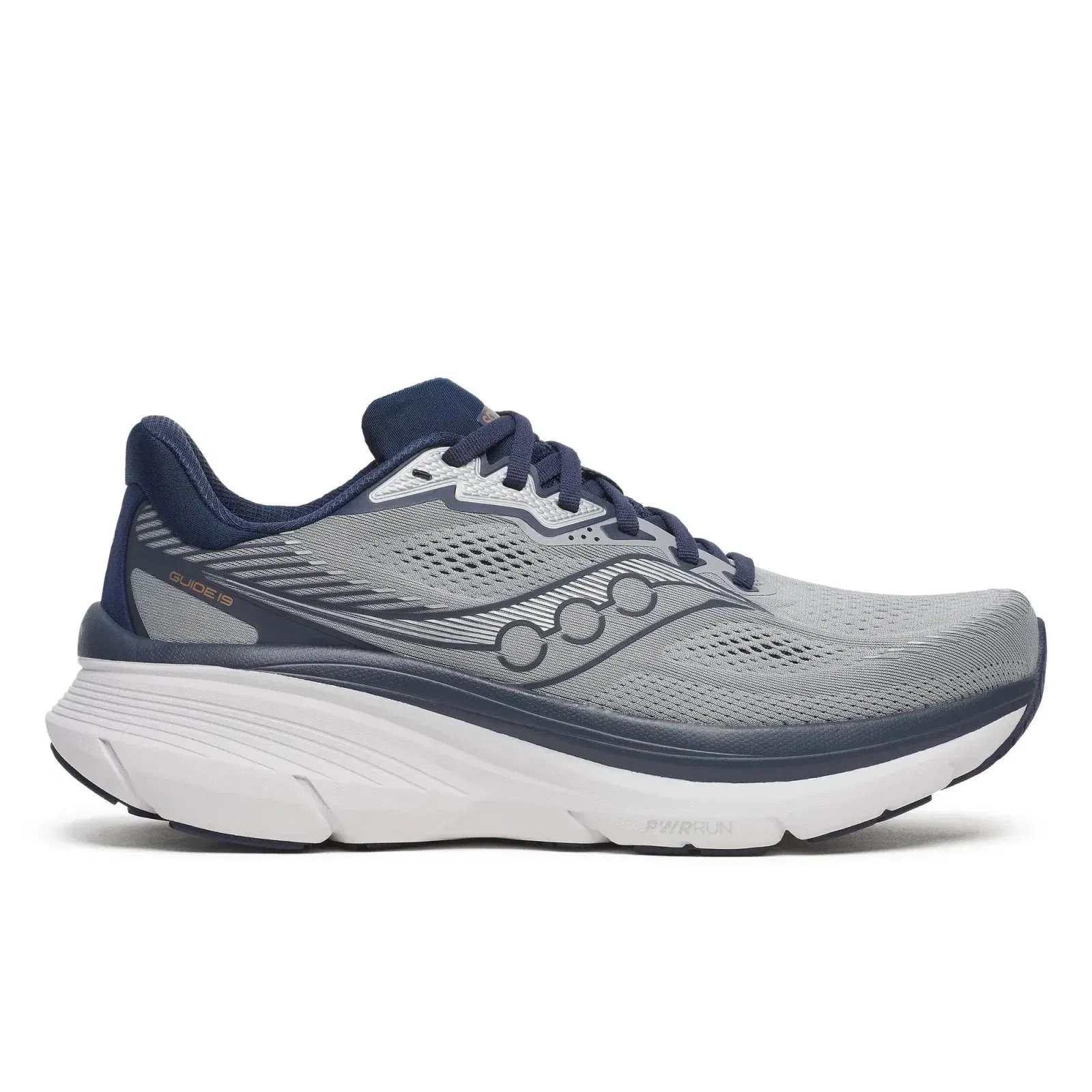 Saucony Men's Guide 19 Wide Fossil | Navy