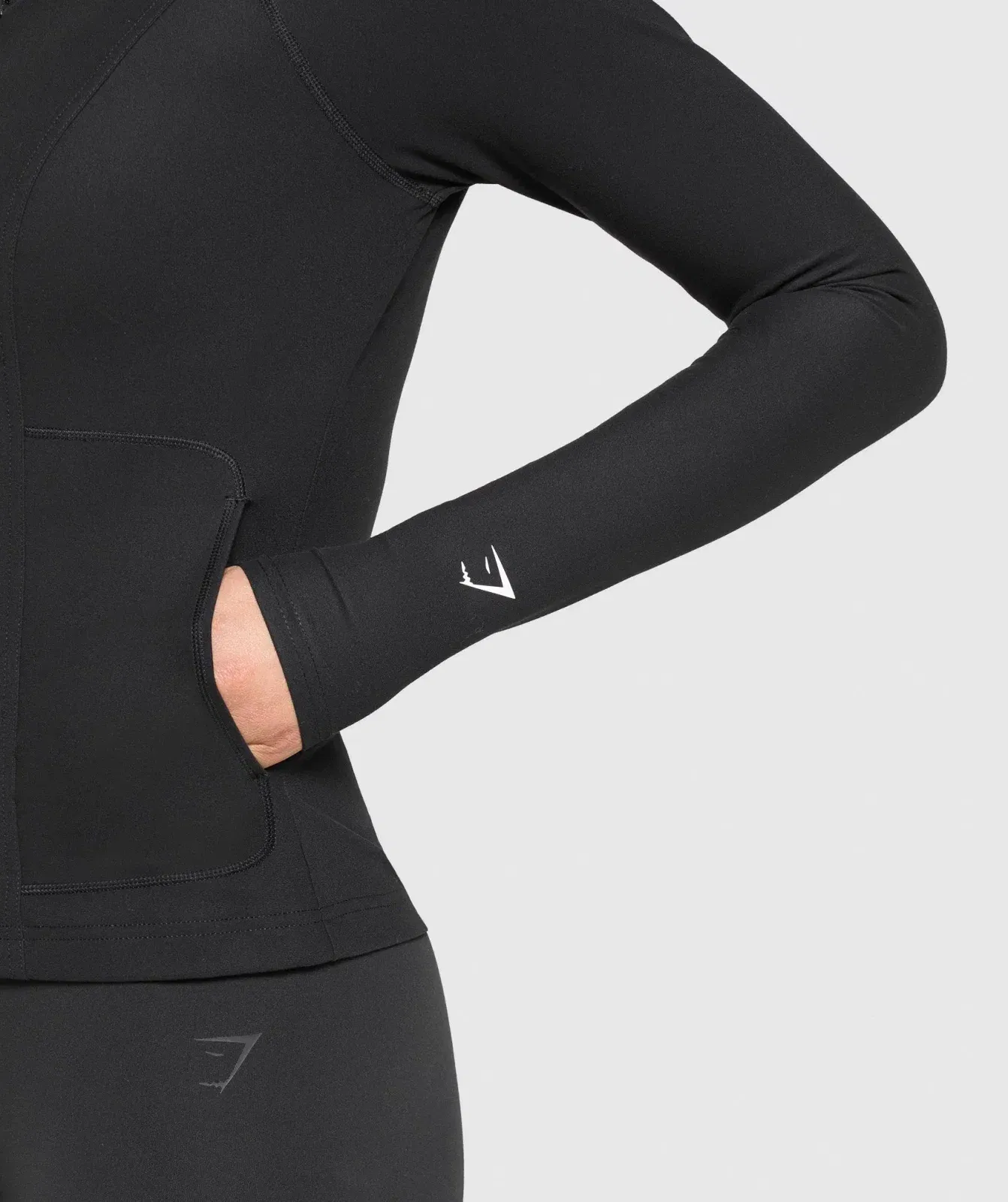 Women's Gymshark Conditioning Full Zip Jacket Black