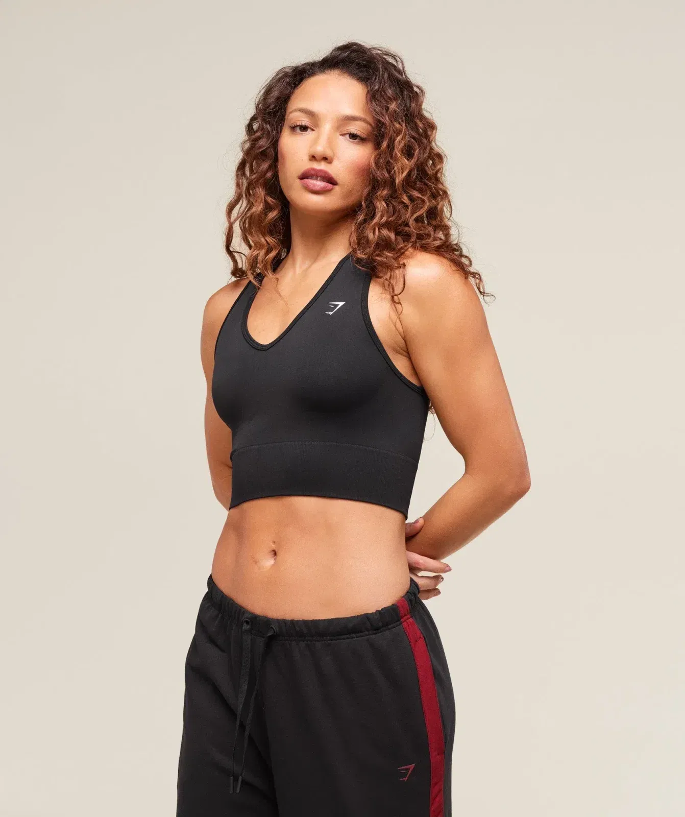 Women's Gymshark Everyday Seamless Crop Tank Black
