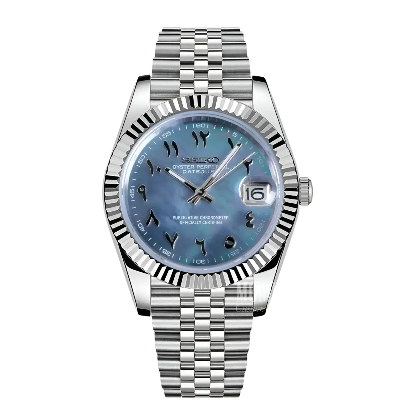 Seiko Mod Datejust Arabic Cosmos