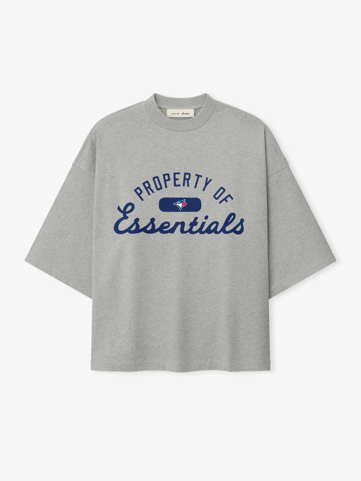 Essentials Blue Jays Merch T-Shirt Concrete Heather