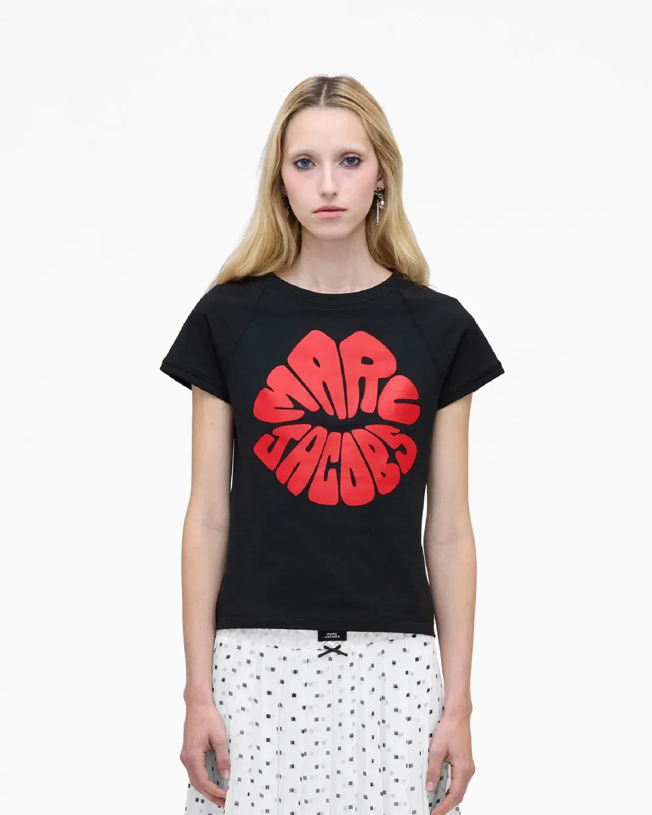 Marc Kiss Logo Shrunken T-Shirt