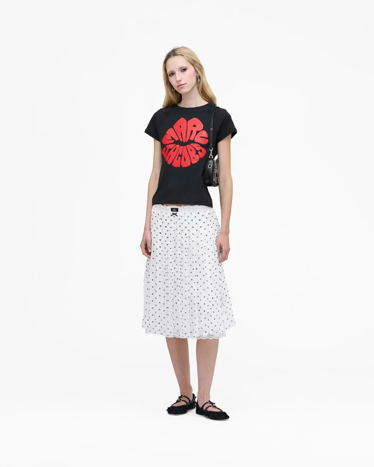 Marc Kiss Logo Shrunken T-Shirt