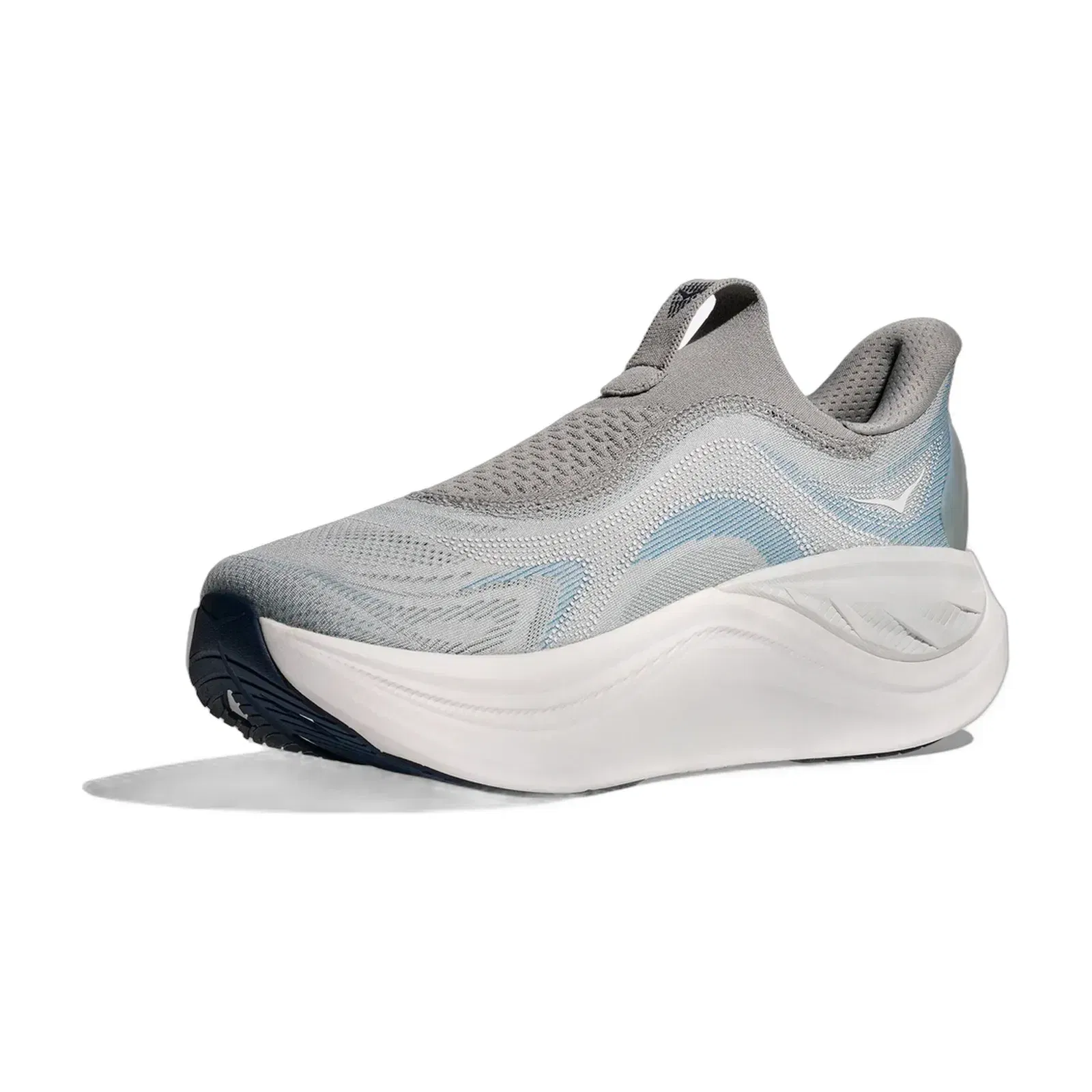 Hoka 'S Skyward Laceless Stardust Stellar Grey