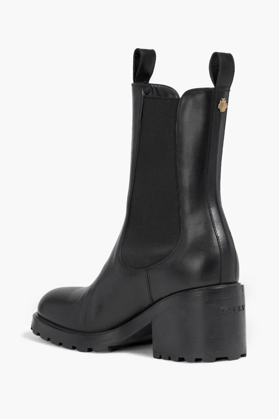 Bally Groanne Leather Chelsea Boots Black Women's