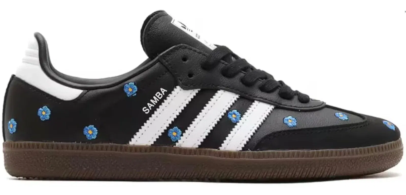 adidas samba light blue floral core black (w)