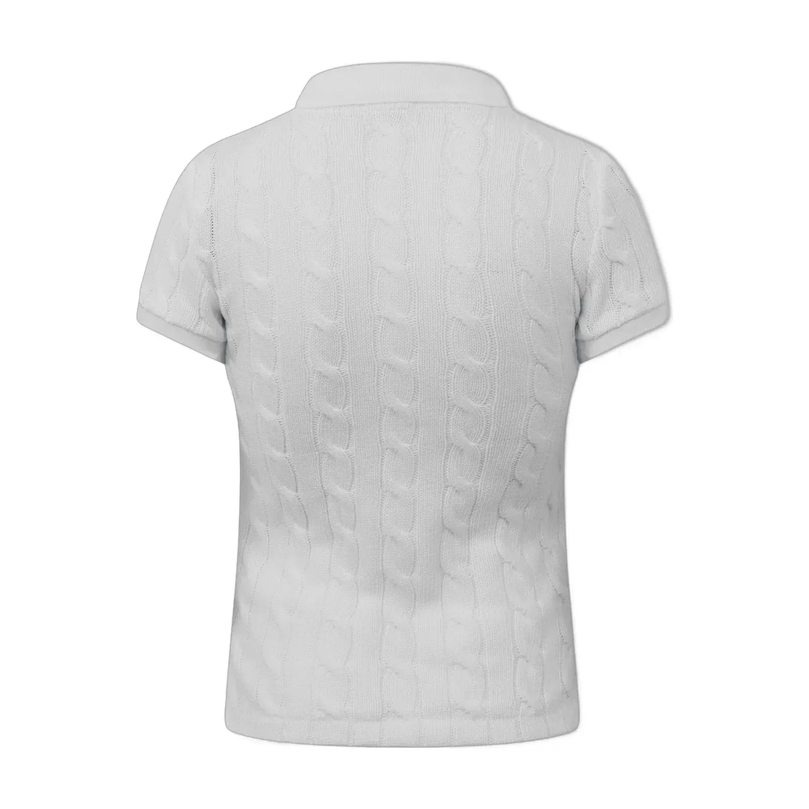 Short Sleeved Cable Knit Jumper