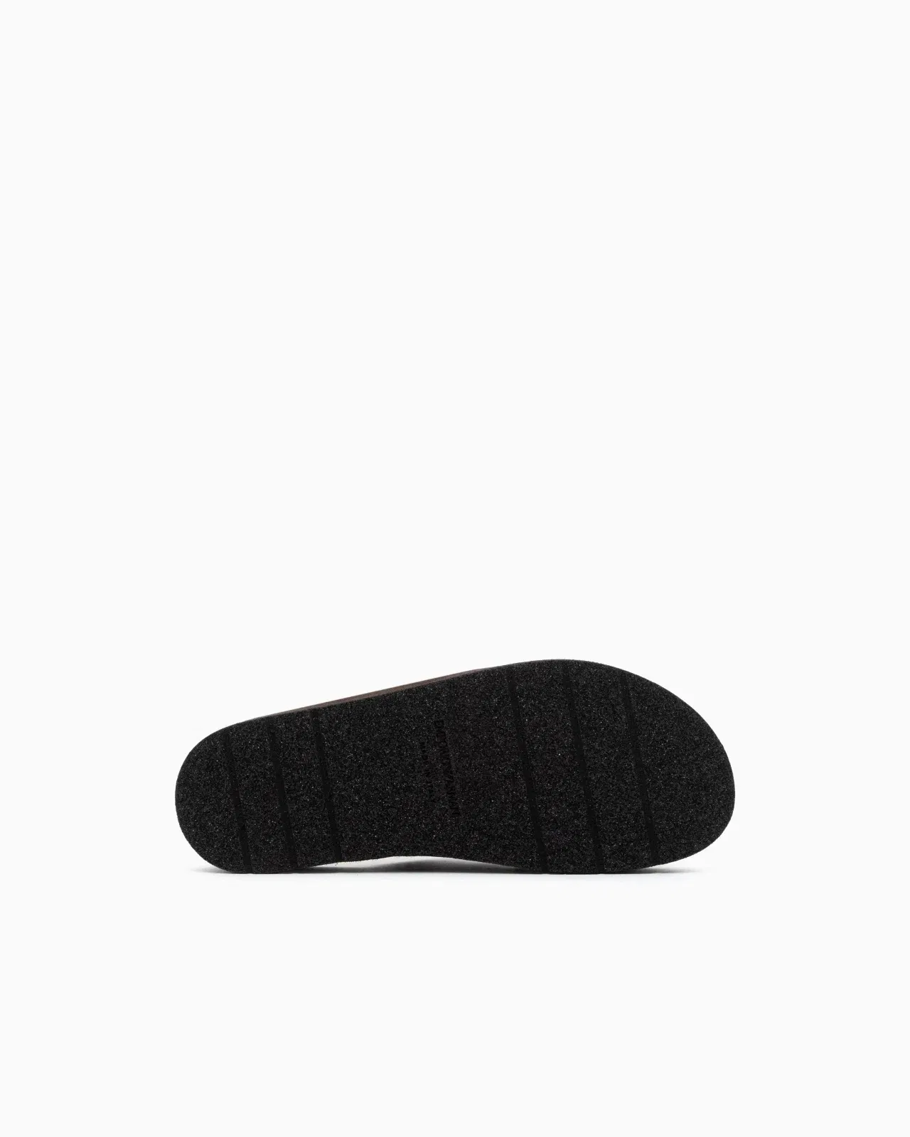 Emporio Armani Velour Suede Flip-Flop Sandals Brown