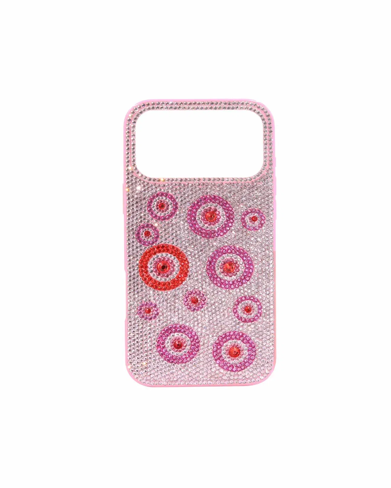 Evil Eye Artificial Crystal Embellished Phone Case - Blue