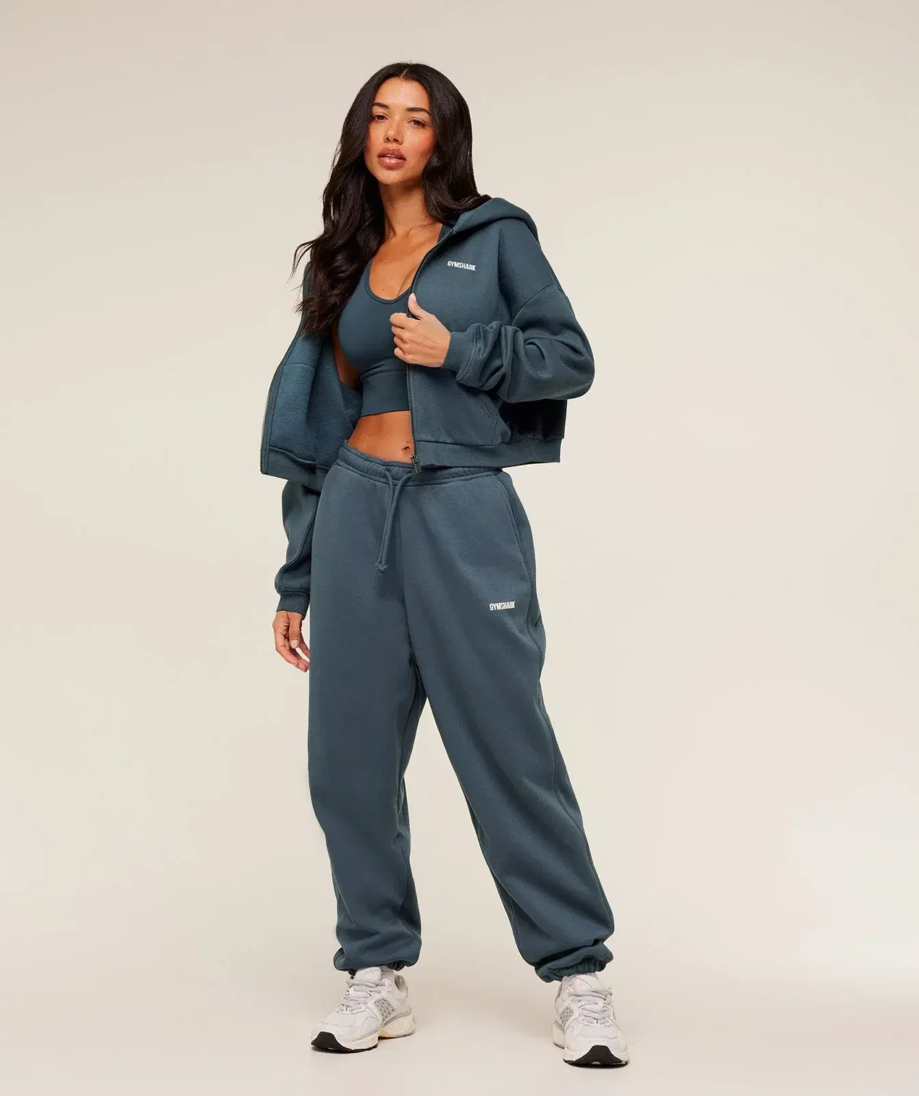 Gymshark Cosy Luxe Cuffed Joggers - GS Stealth Blue