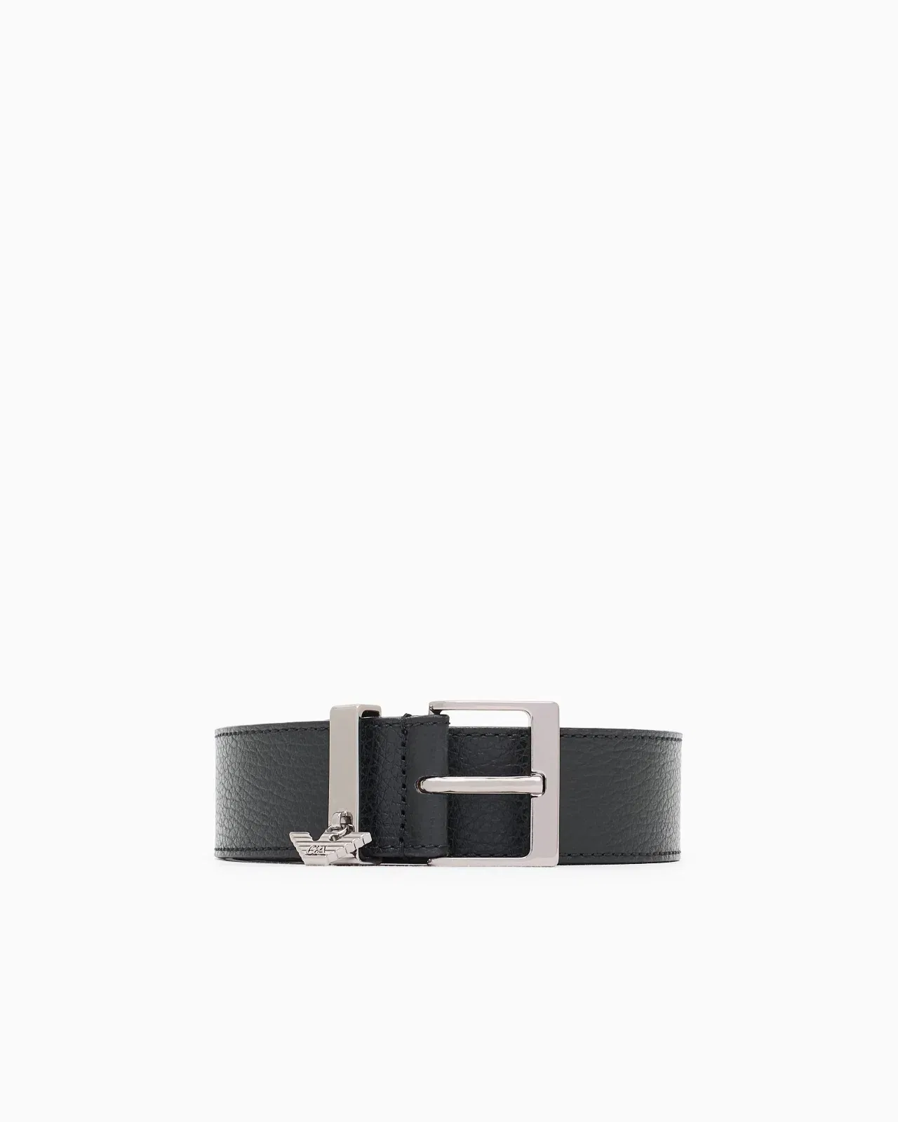 Emporio Armani Icon deer-print leather belt