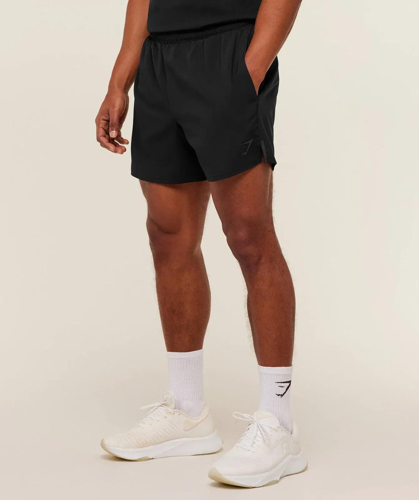 Gymshark Arrival Contrast Shorts - Black/Onyx Grey