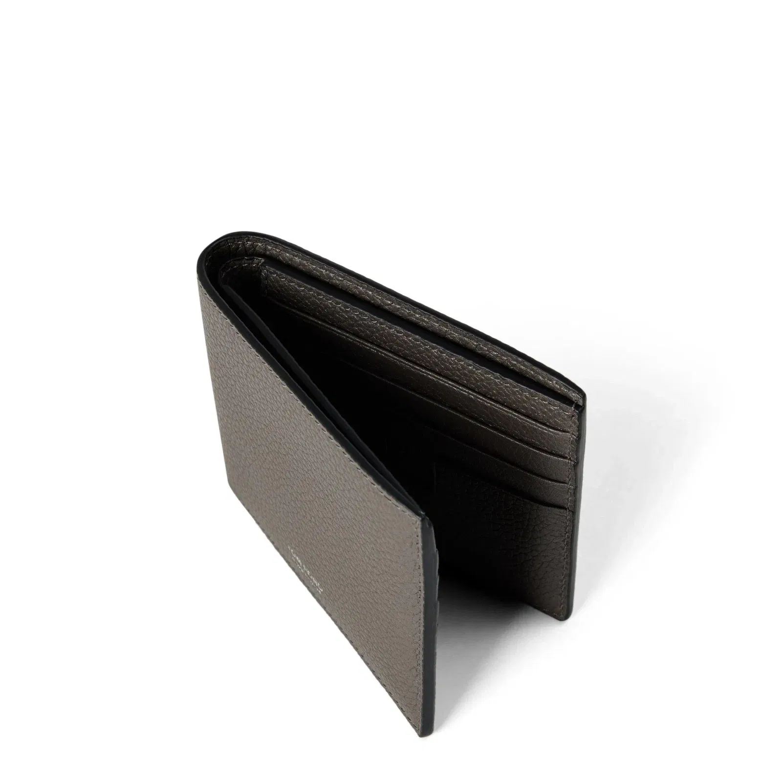 Gold Tone Logo Wallet