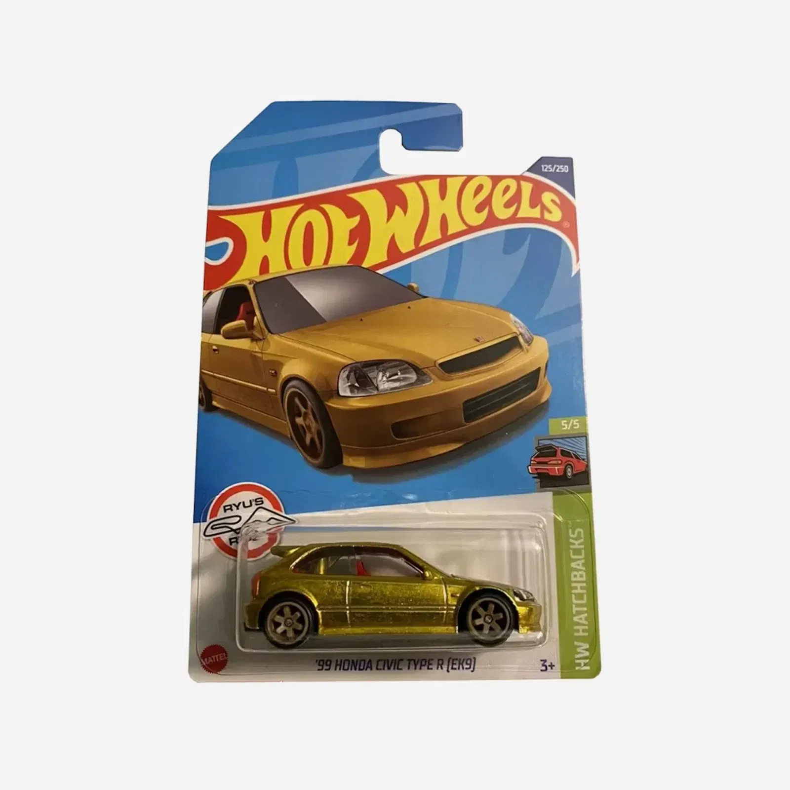 Hot Wheels Super Treasure Hunt 2022 99 Honda Civic Type R Ek9