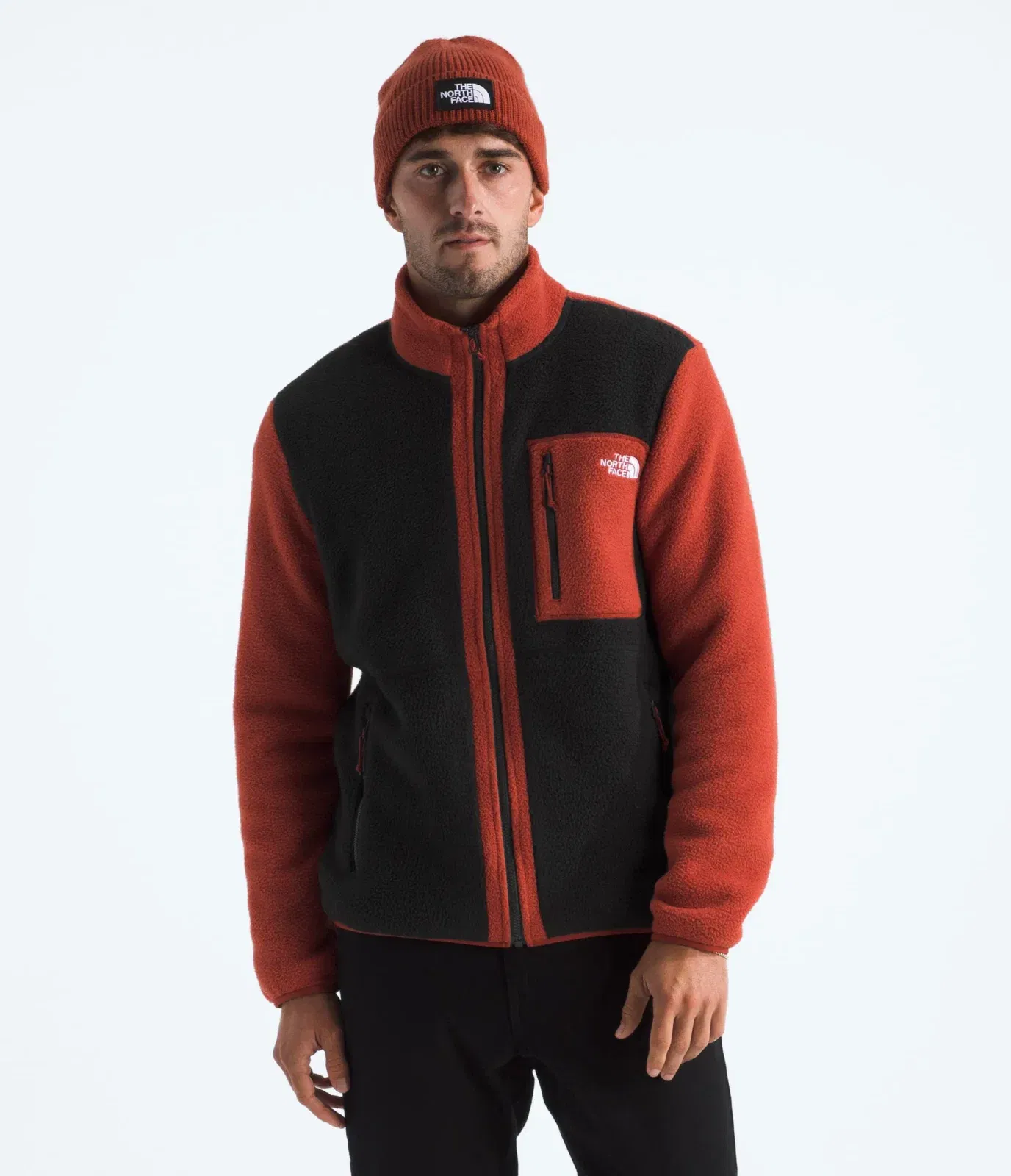 The North Face Men’s Yumiori Full-Zip Tnf Black-Ember Soil-Iron Clay