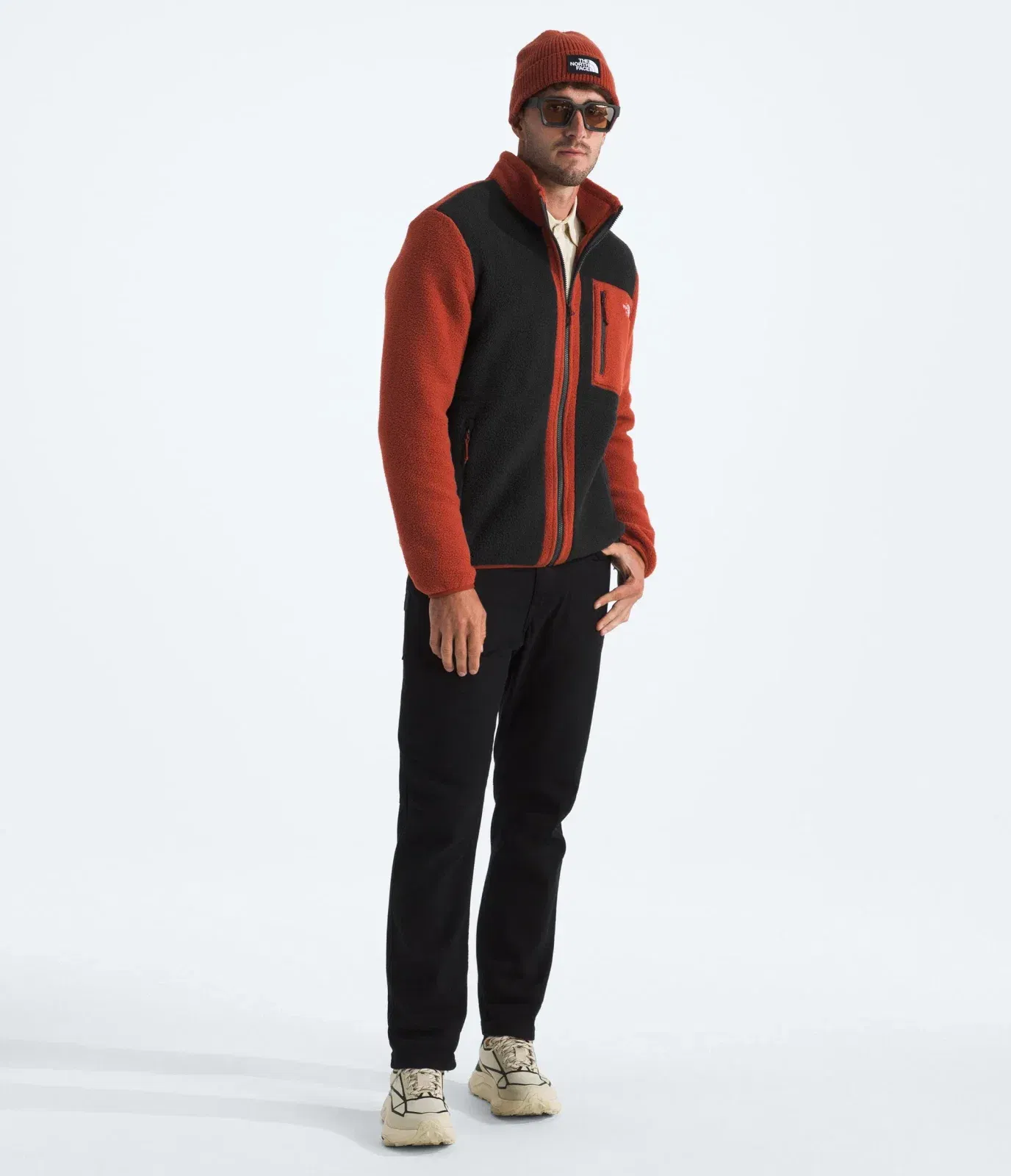 The North Face Men’s Yumiori Full-Zip Tnf Black-Ember Soil-Iron Clay