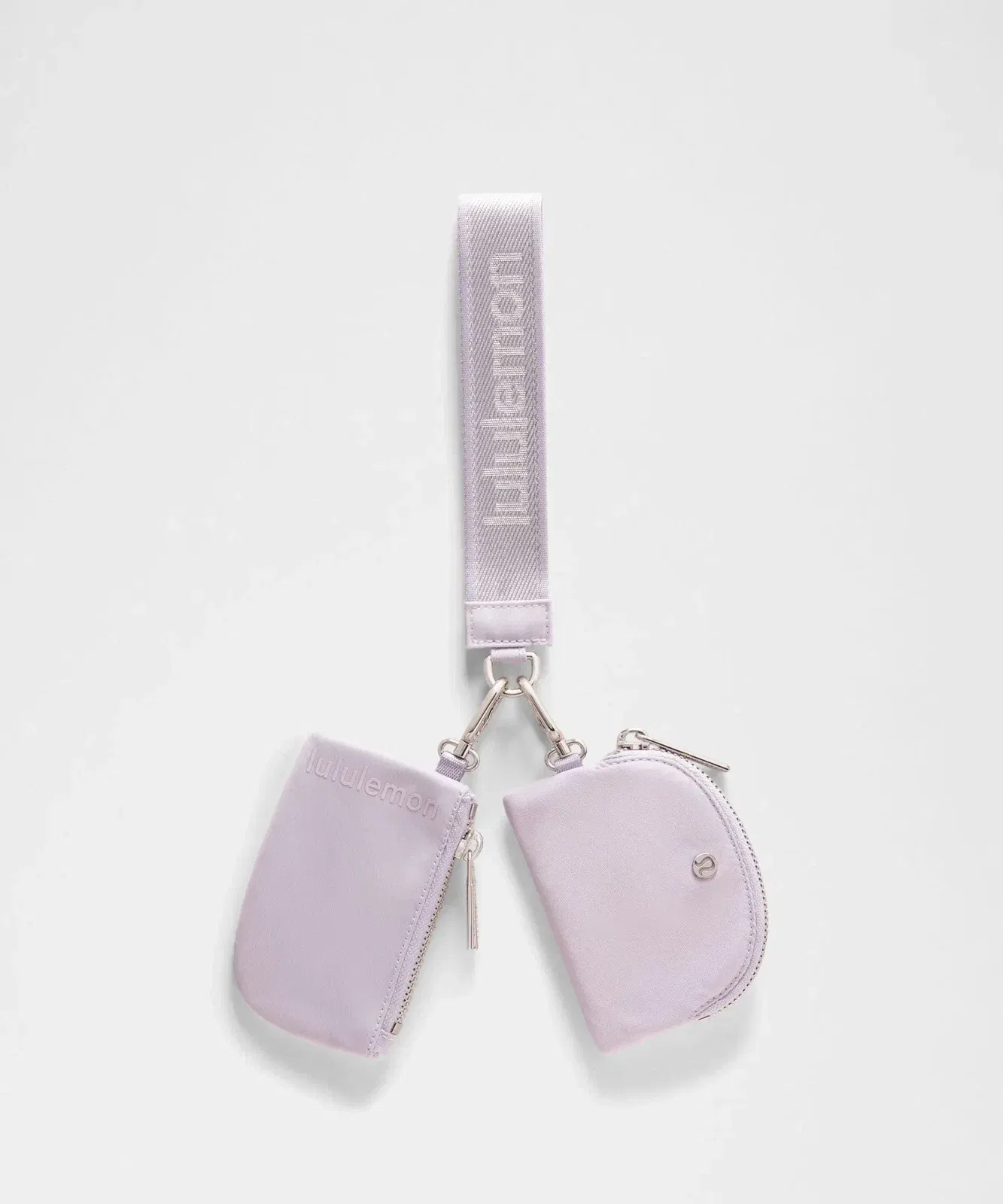 Lululemon Dual Pouch Wristlet *Metallic Wordmark
