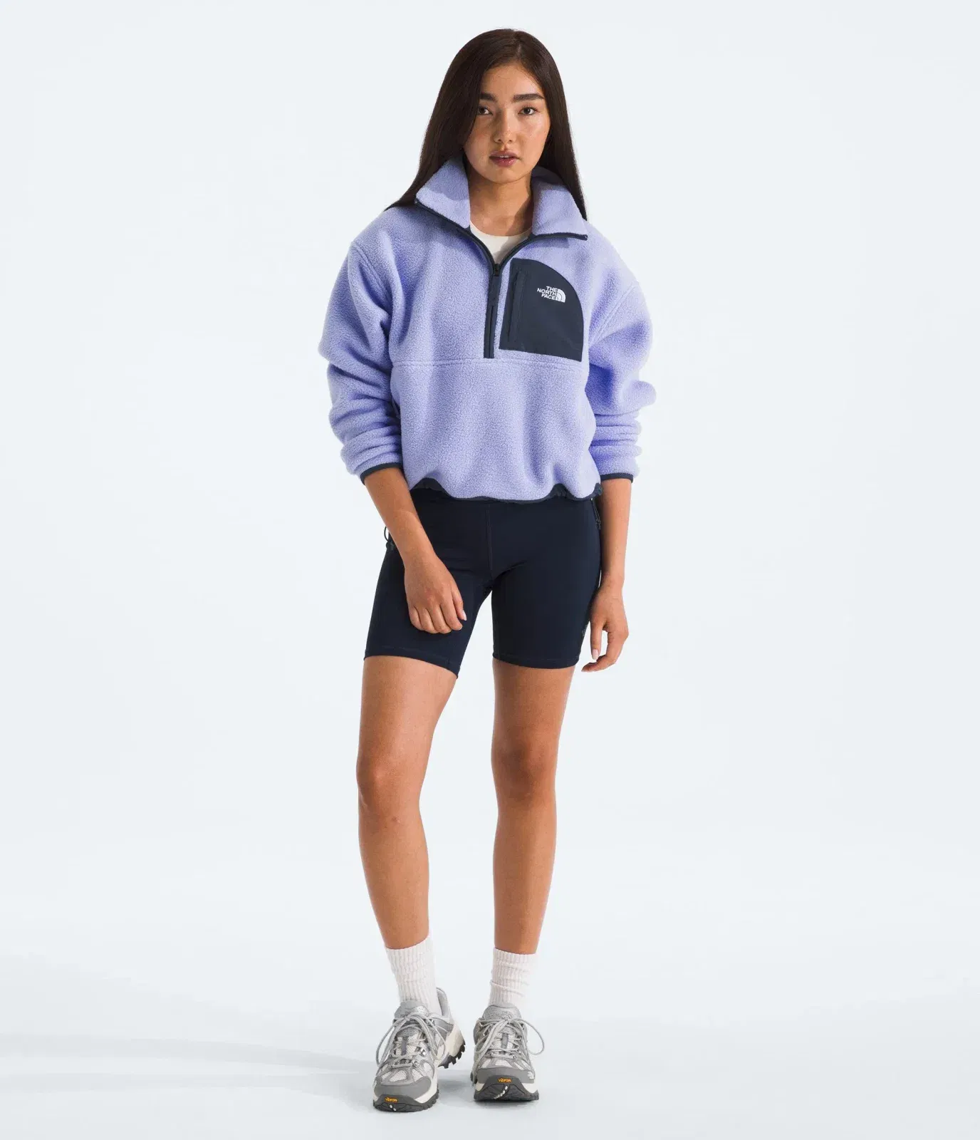 The North Face Women’s Yumiori Off Peak ½-Zip Jacket Periwinkle Glow-Summit Navy
