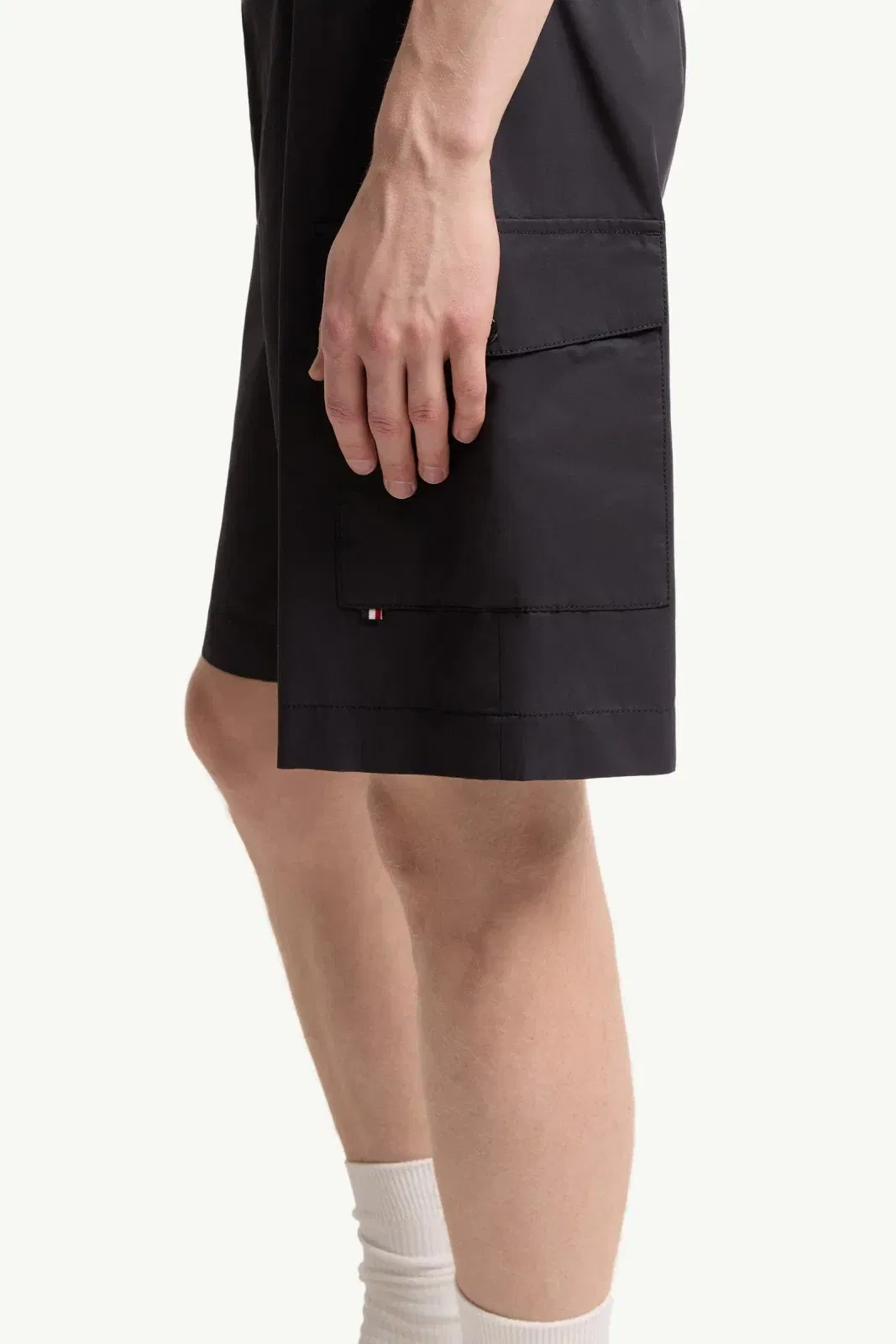 Moncler Gabardine Cargo Shorts Navy Blue Navy Blue