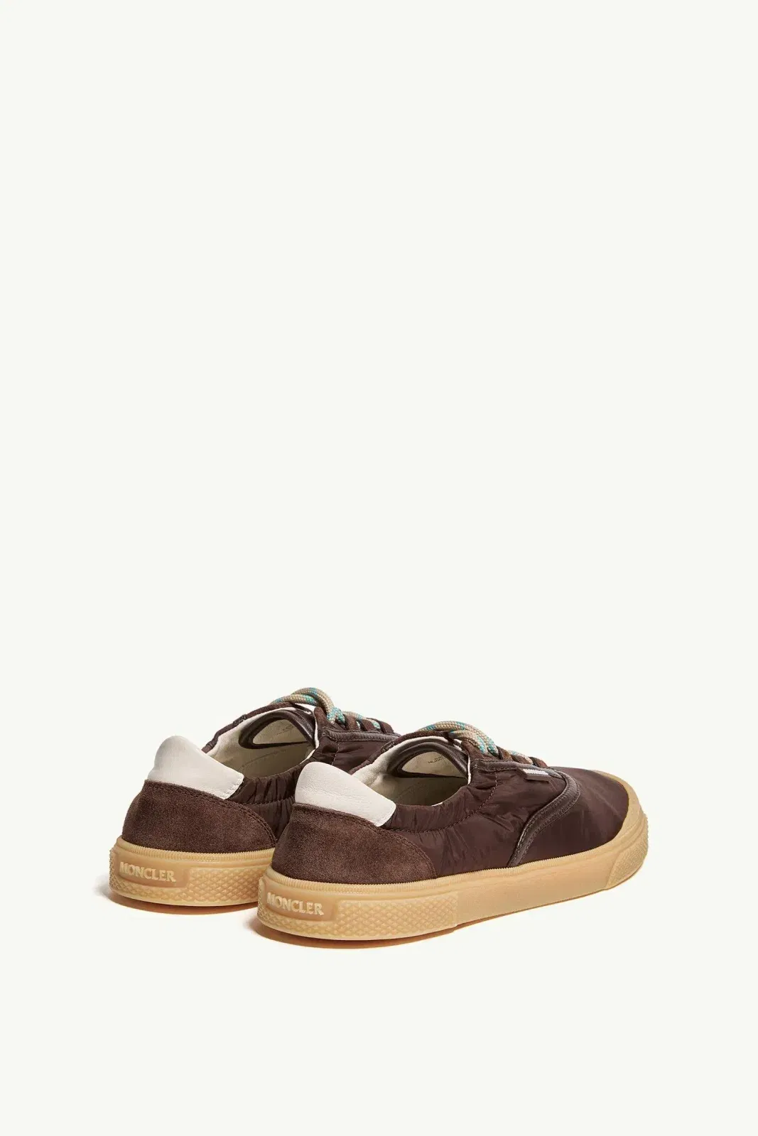 Moncler Vera Leisure Padded Sneakers Brown