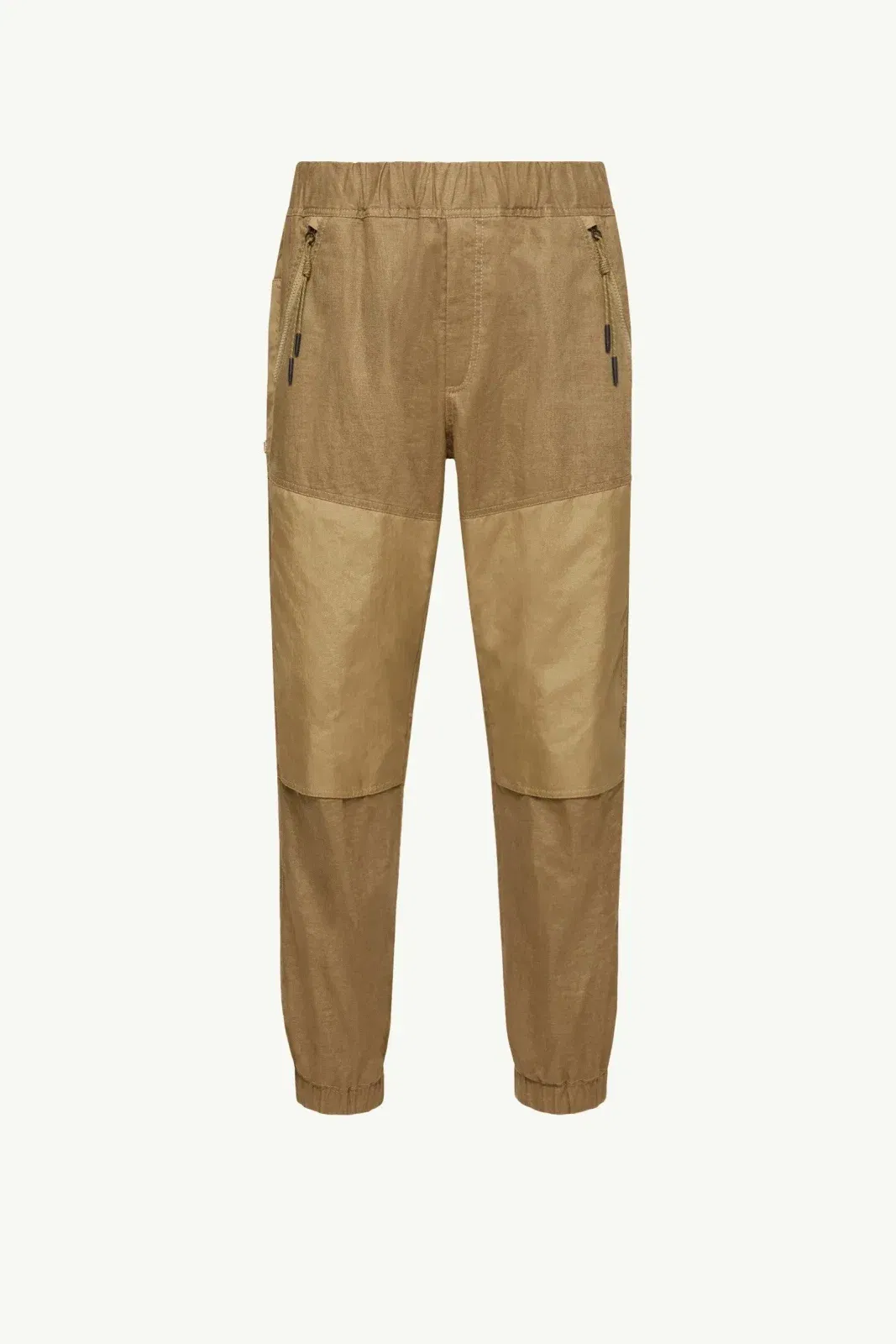 Moncler Linen Jogging Pants Light Brown Light Brown