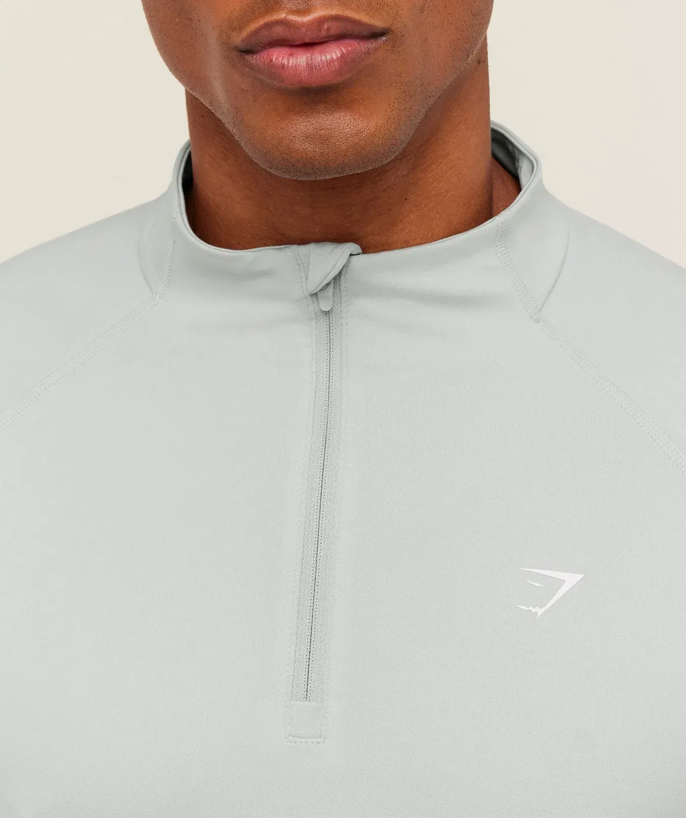 Gymshark Performance 1/4 Zip - Light Grey