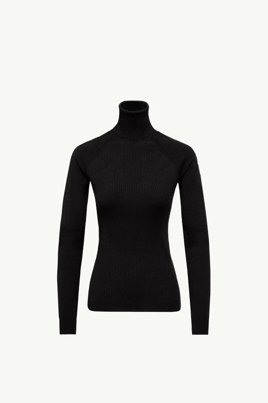 Moncler Wool Blend Turtleneck Sweater Black Black