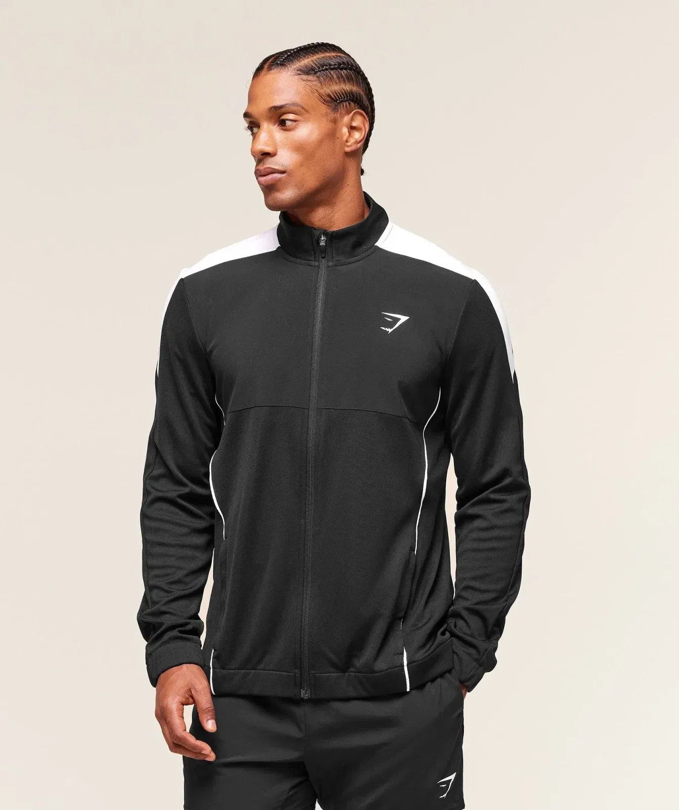 Gymshark Arrival Block Track Jacket - Black