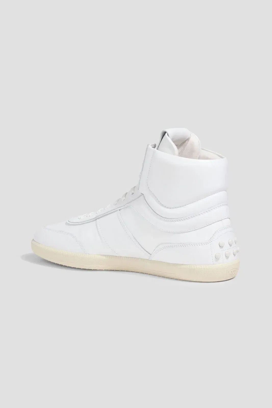 Tod's Leather High-Top Sneakers White