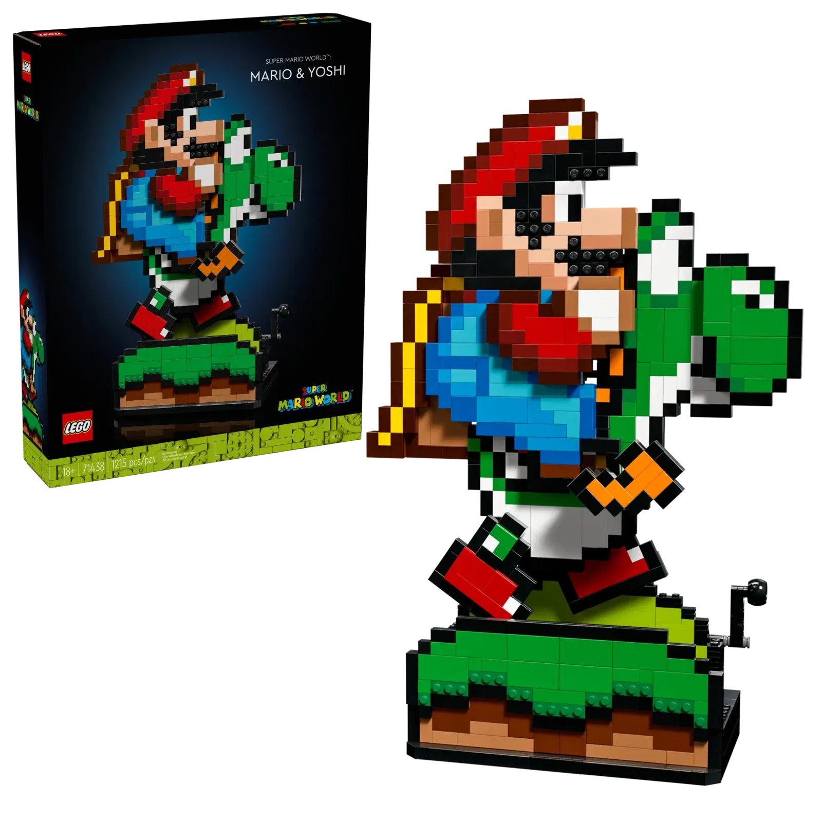 Lego Super Mario World Mario Yoshi